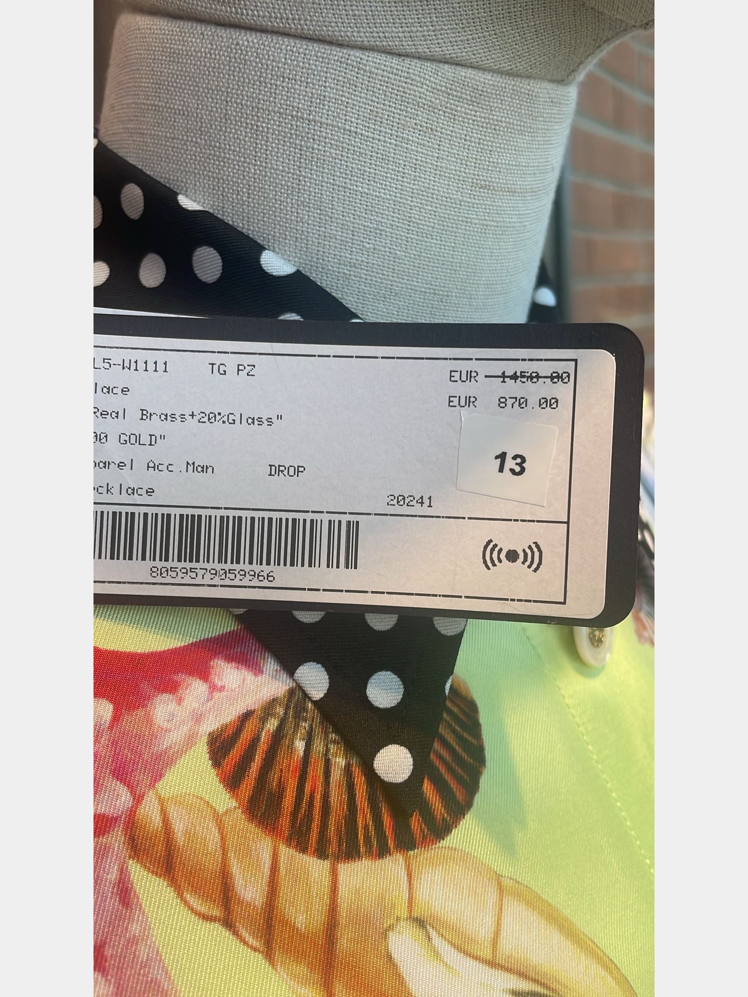Dolce & Gabbana Naszyjnik Złoto