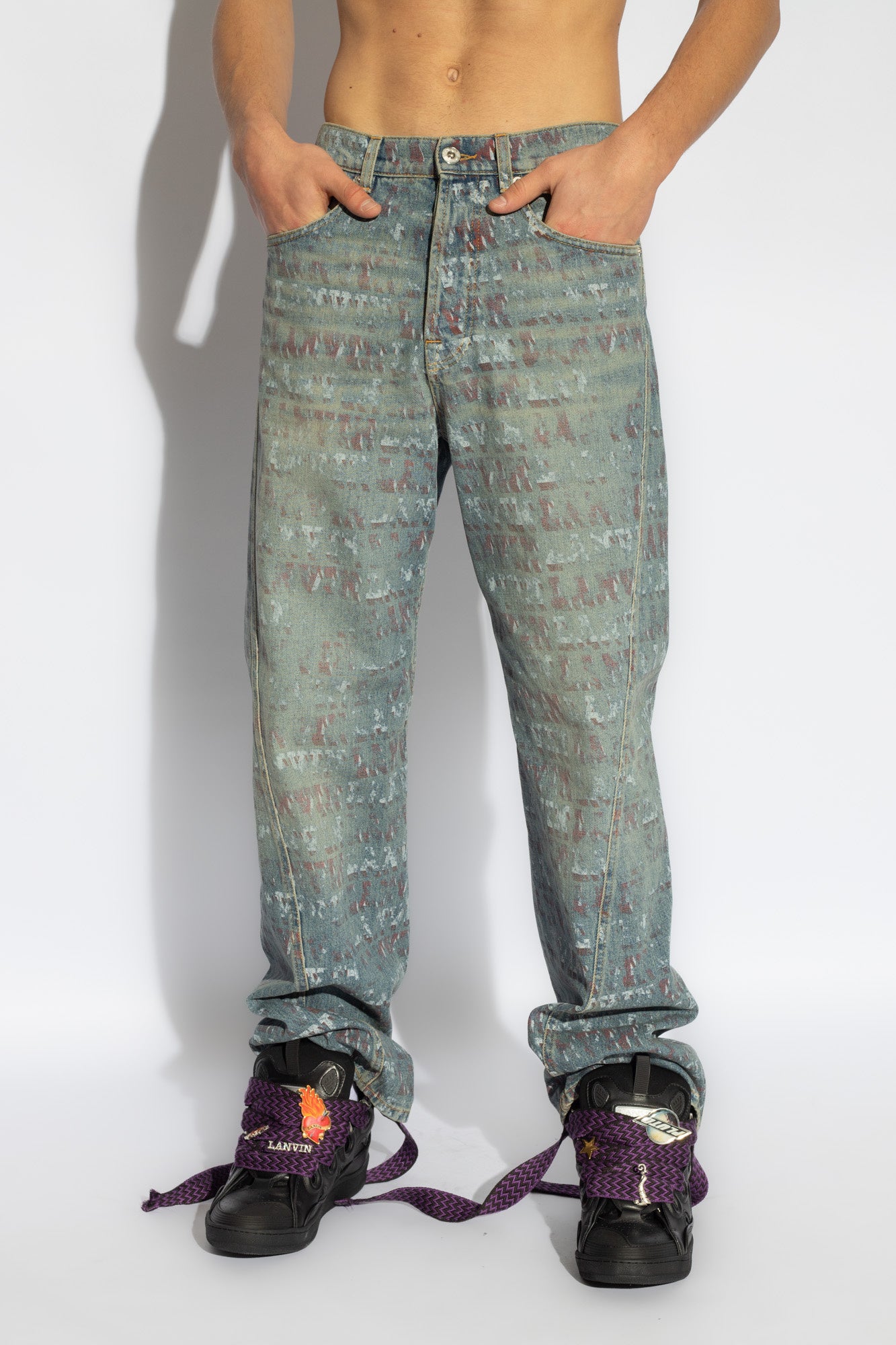 Lanvin x The Future Blue Jeans