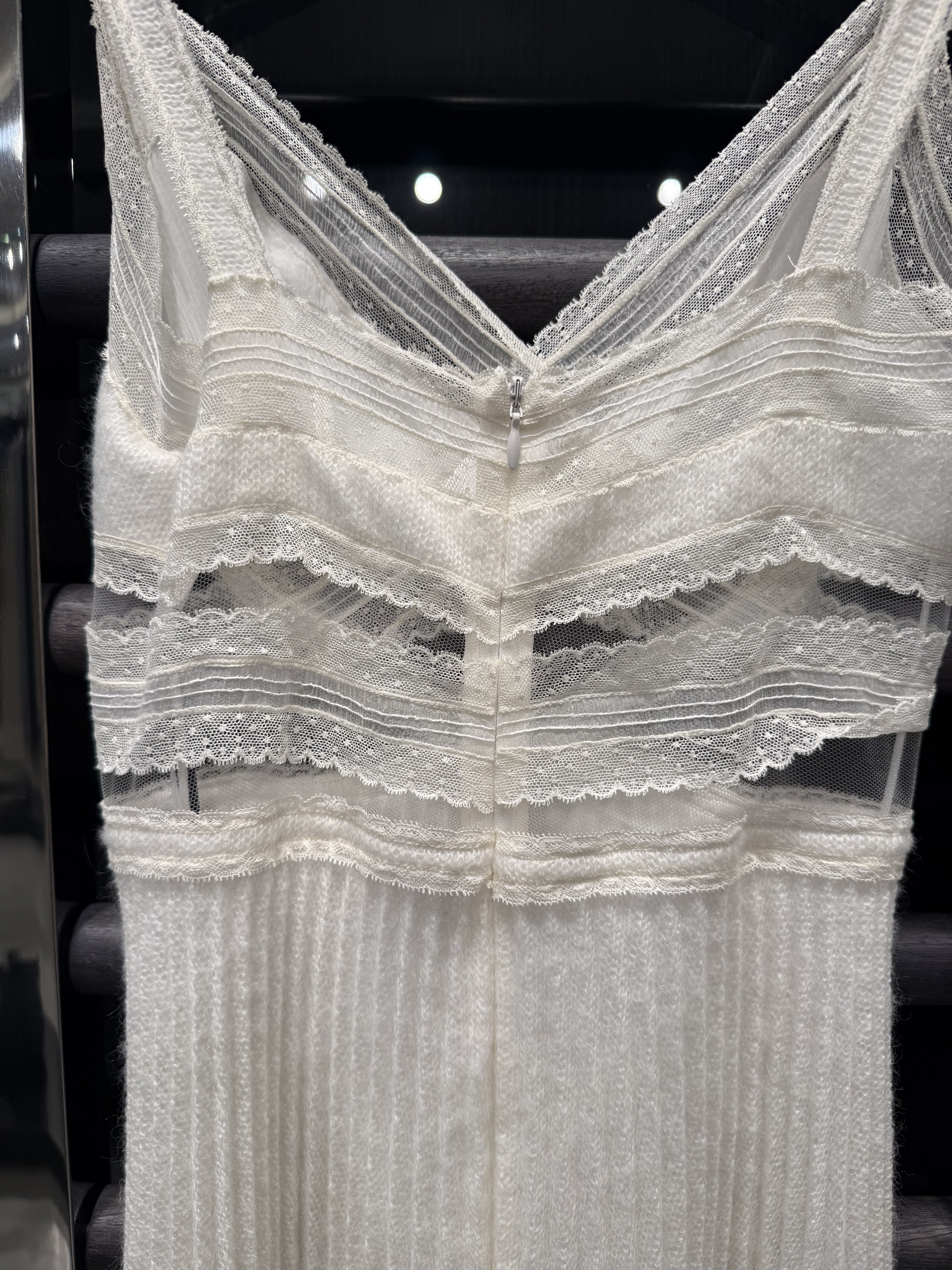 Ermanno Scervino Lace Pleated Dress