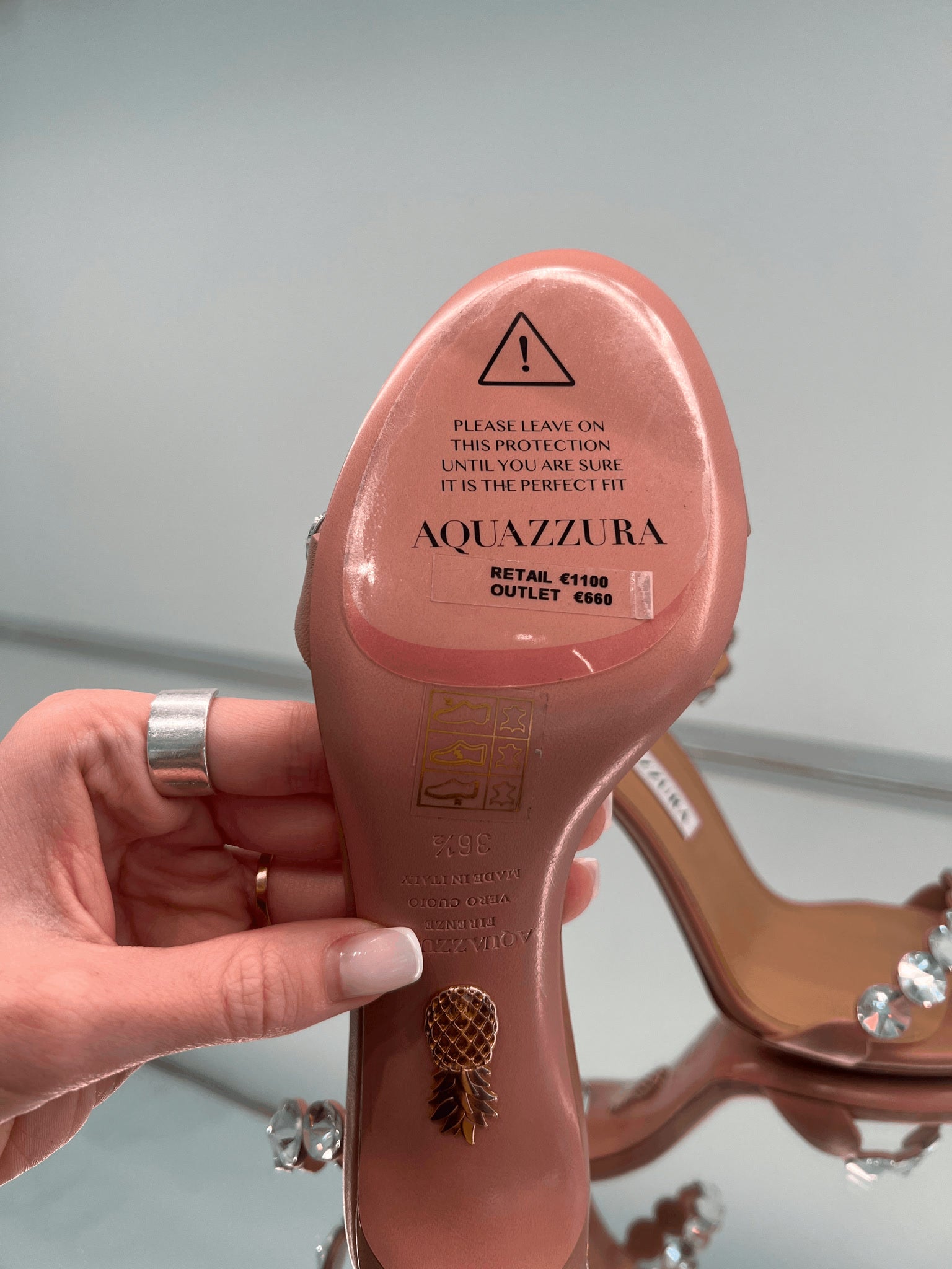 Aquazzura Beige HeelsAquazzura