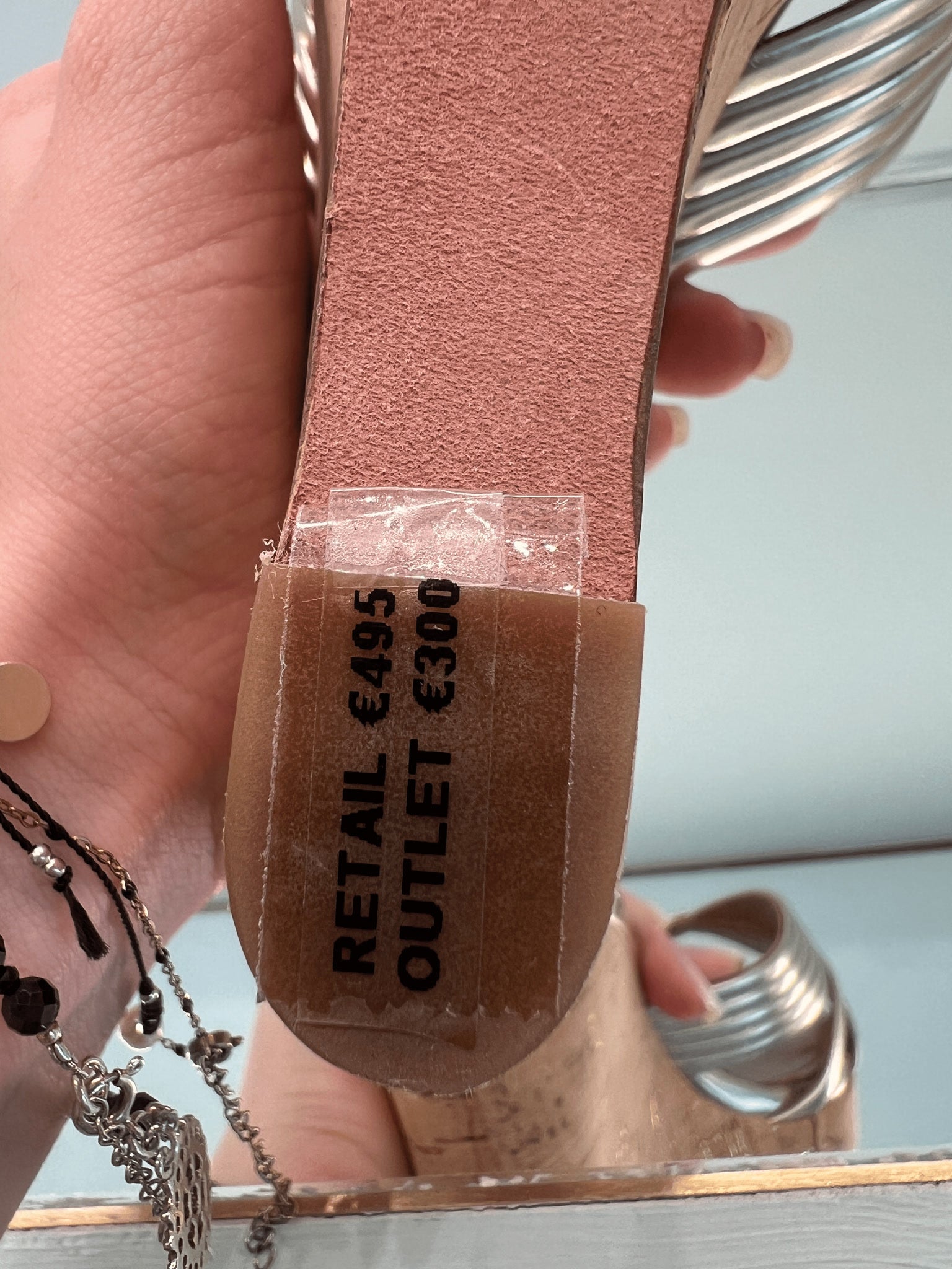 Aquazzura Damskie sandały złote Vero CuoioAquazzura