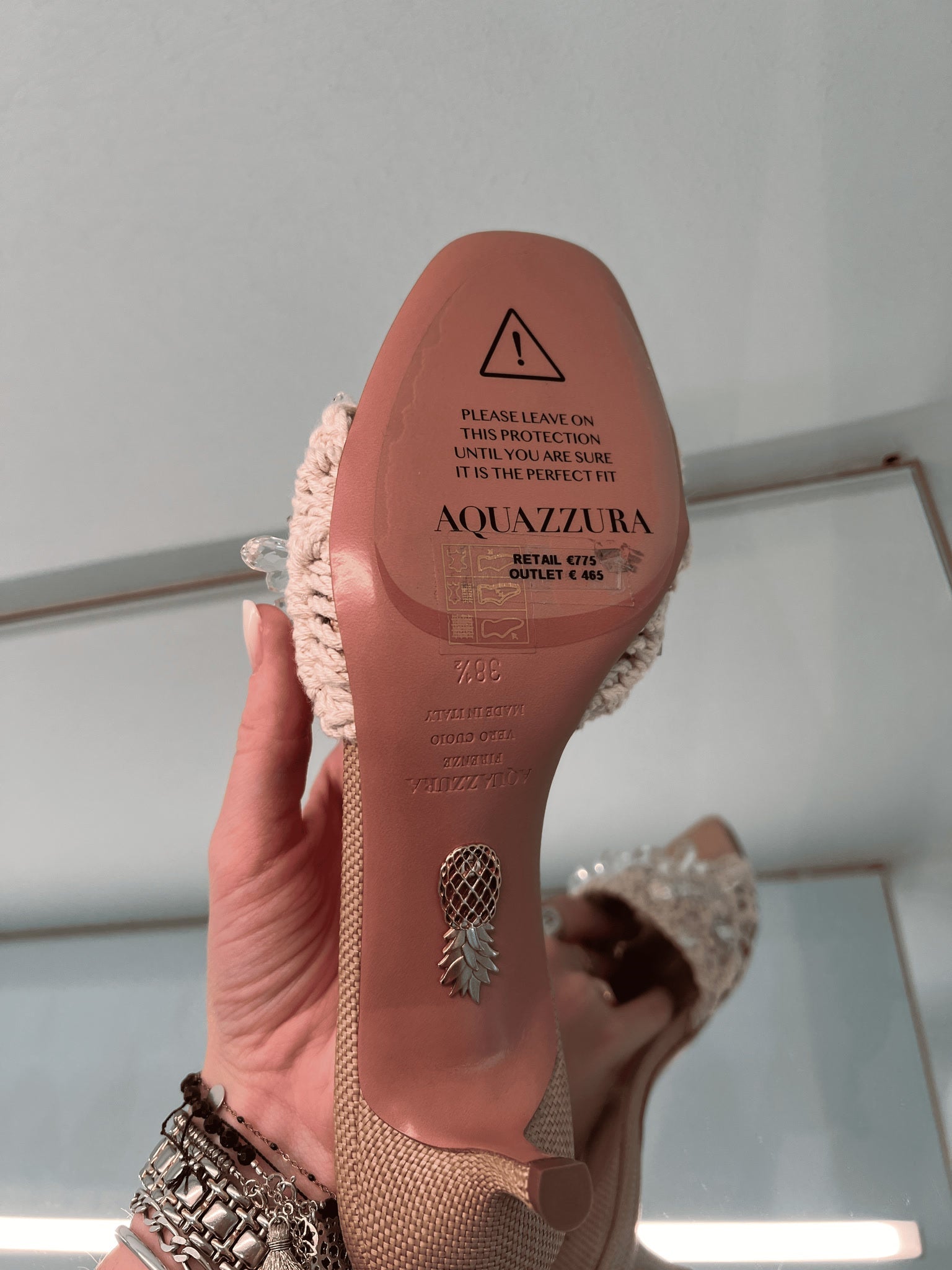 Aquazzura Damskie szpilki beżoweAquazzura