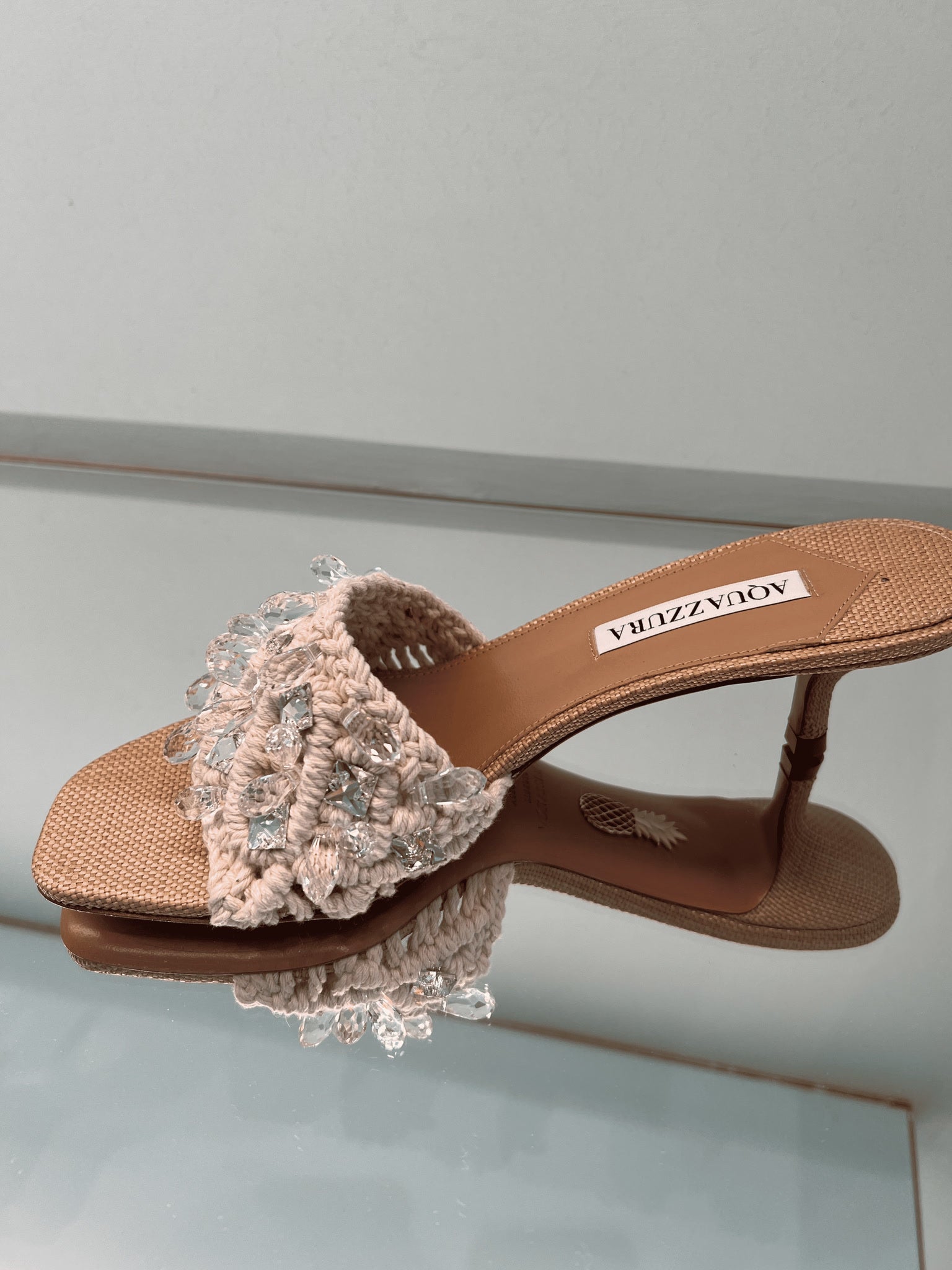 Aquazzura Damskie szpilki beżoweAquazzura