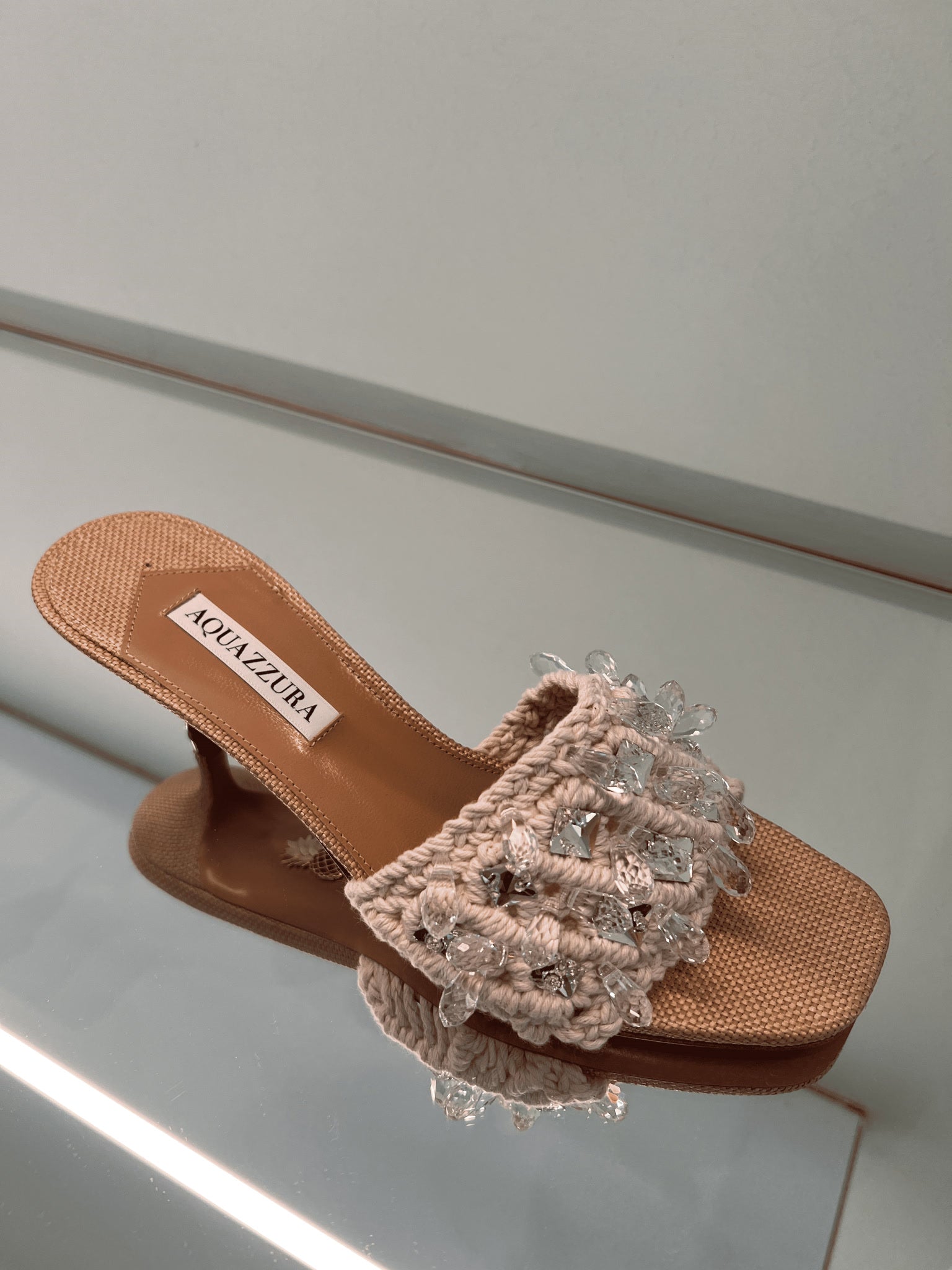 Aquazzura Damskie szpilki beżoweAquazzura