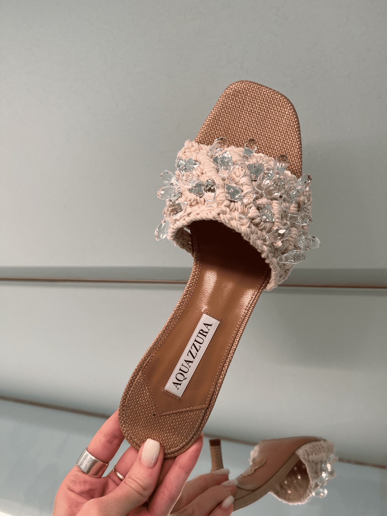Aquazzura Damskie szpilki beżoweAquazzura