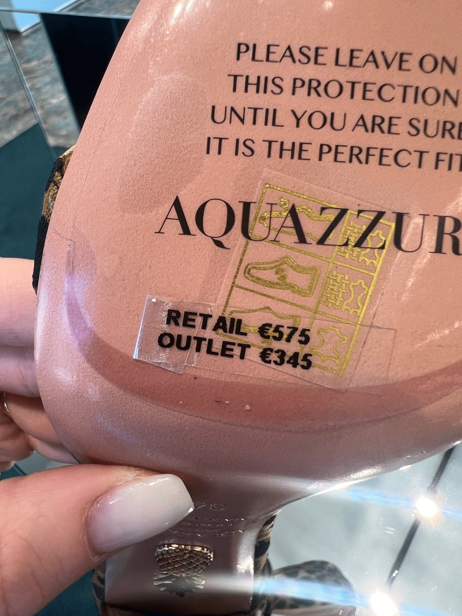 Aquazzura Damskie szpilki leopardAquazzura
