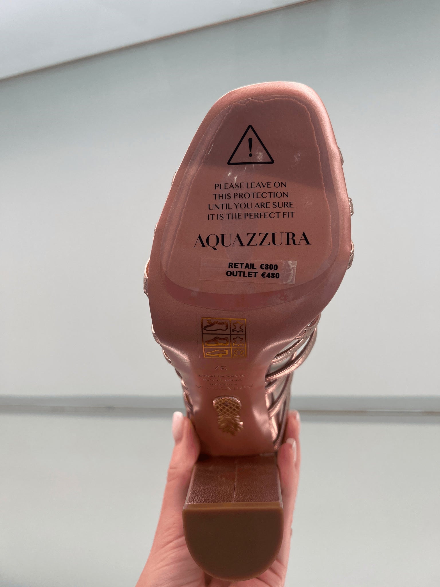 Aquazzura Gold SandalsAquazzura