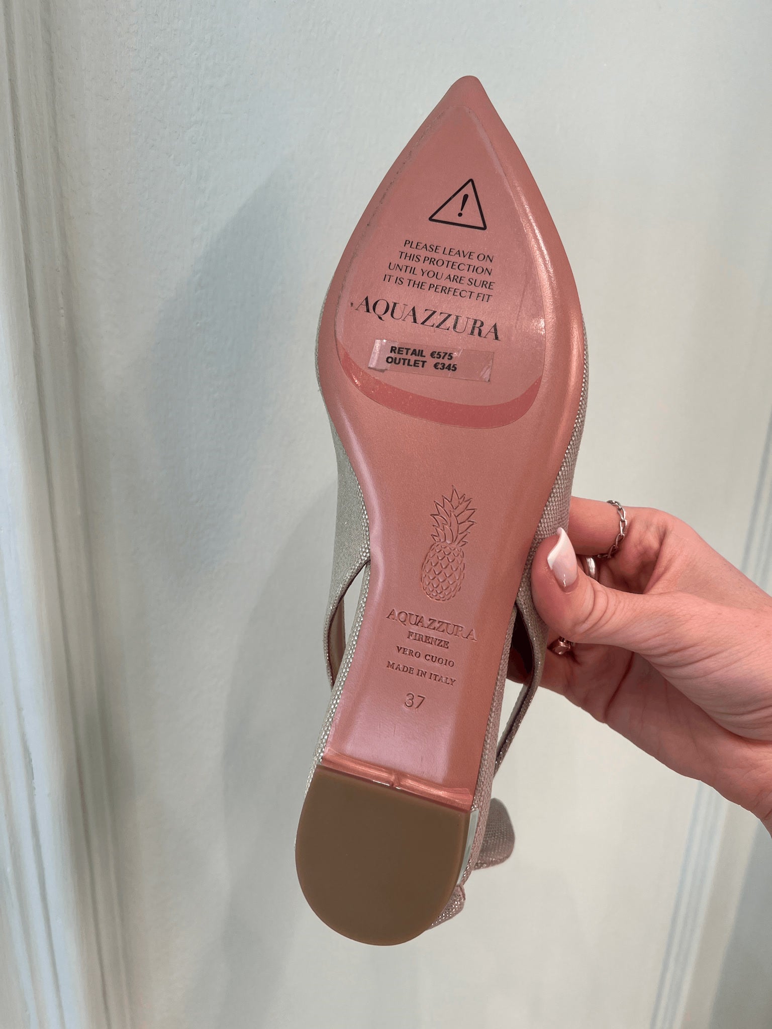 Aquazzura Grey FlatsAquazzura