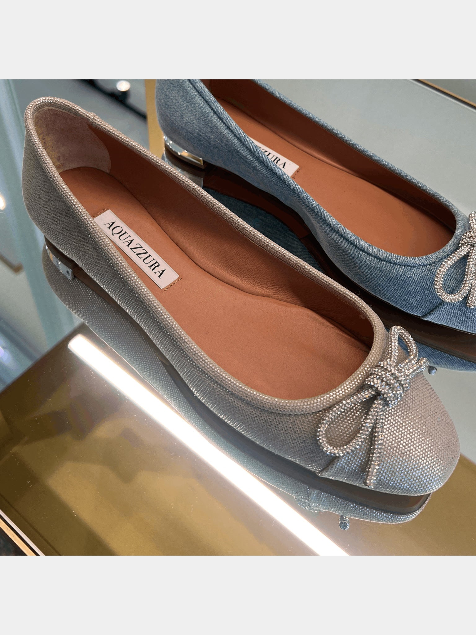 Aquazzura Grey ShoesAquazzura