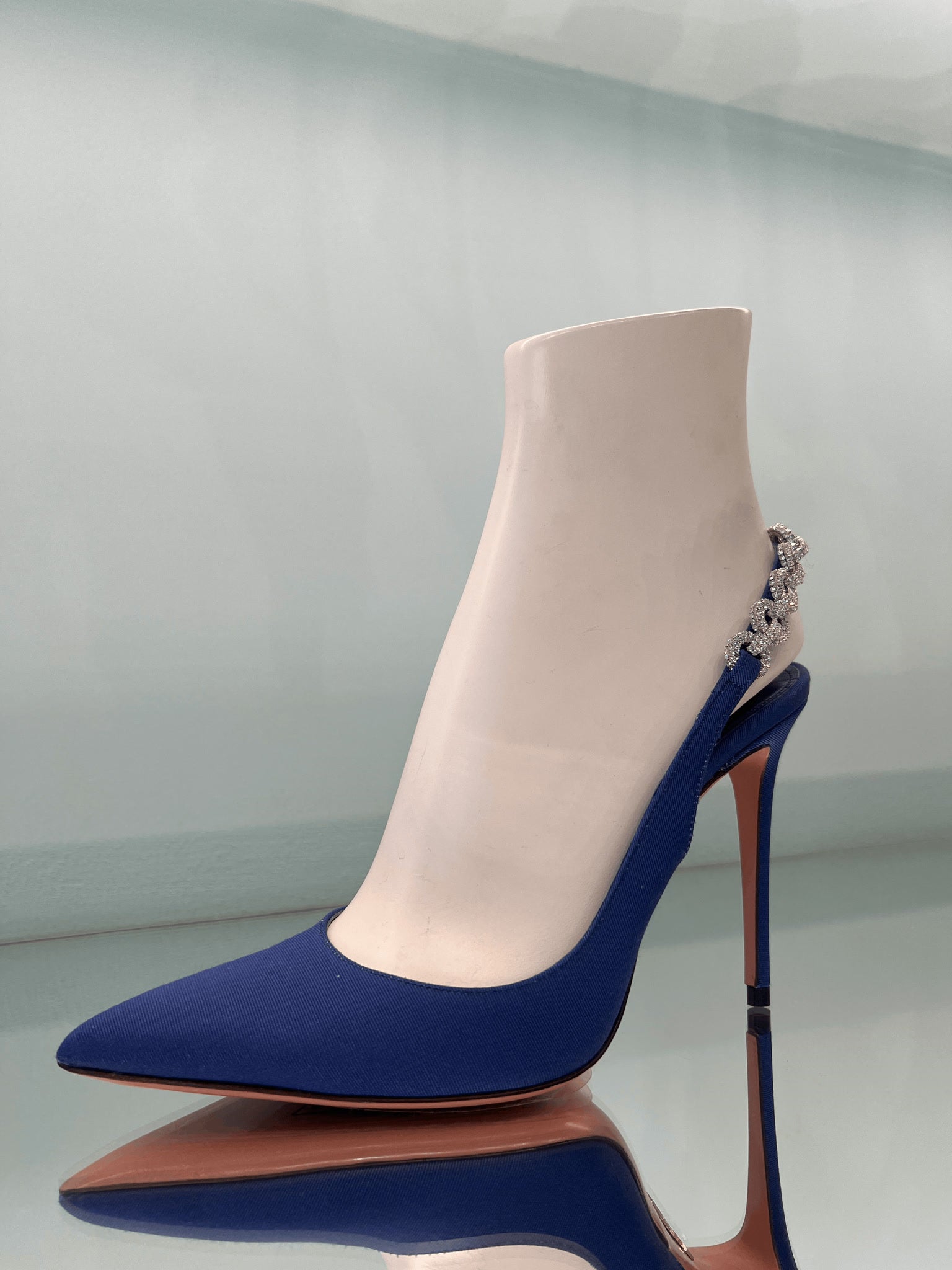 Aquazzura Navy Blue HeelsAquazzura
