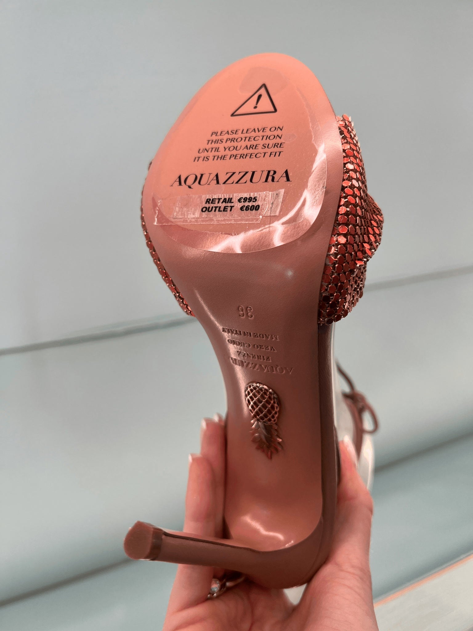 Aquazzura Orange SandalsAquazzura