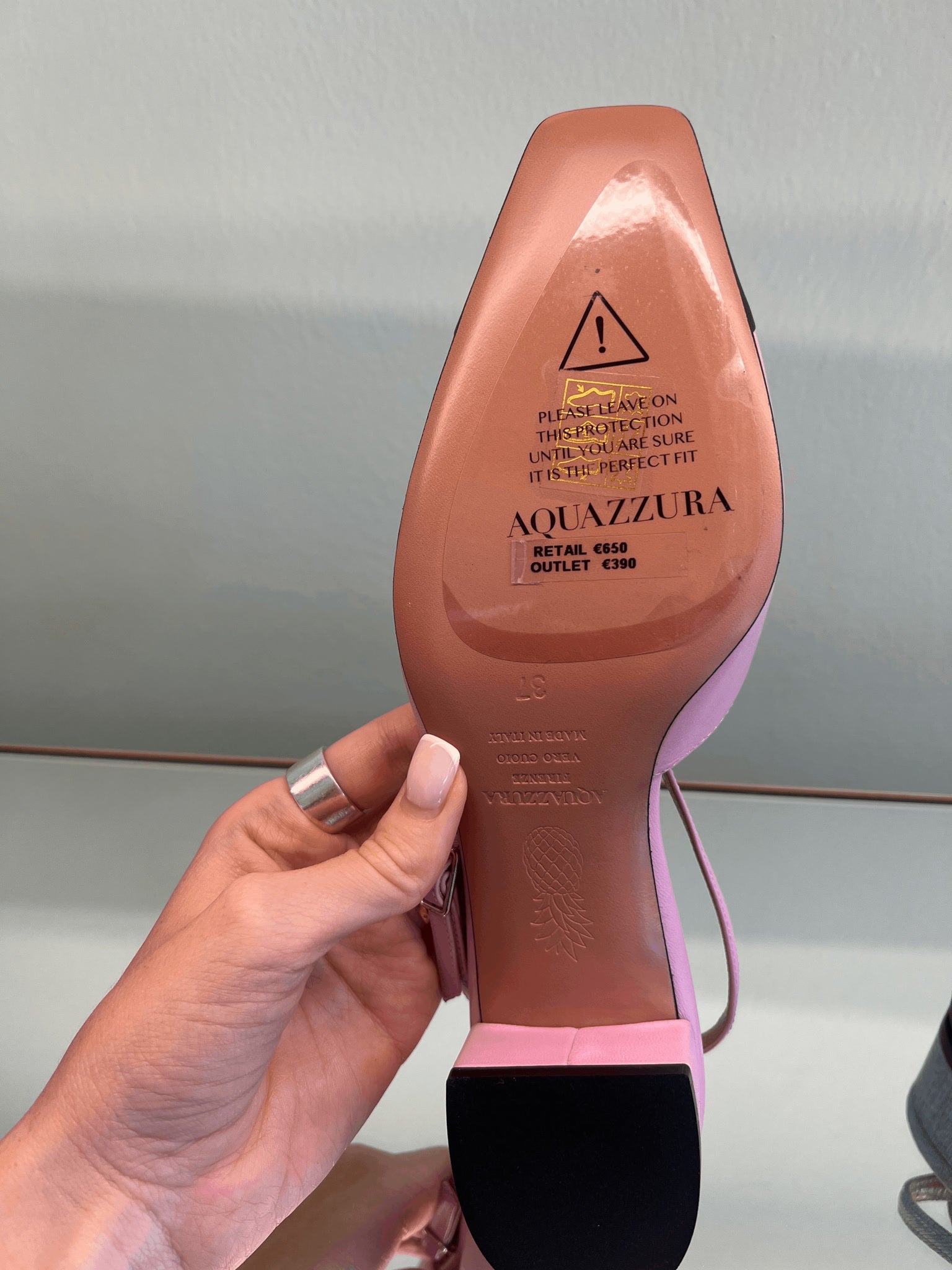 Aquazzura Pink HeelsAquazzura