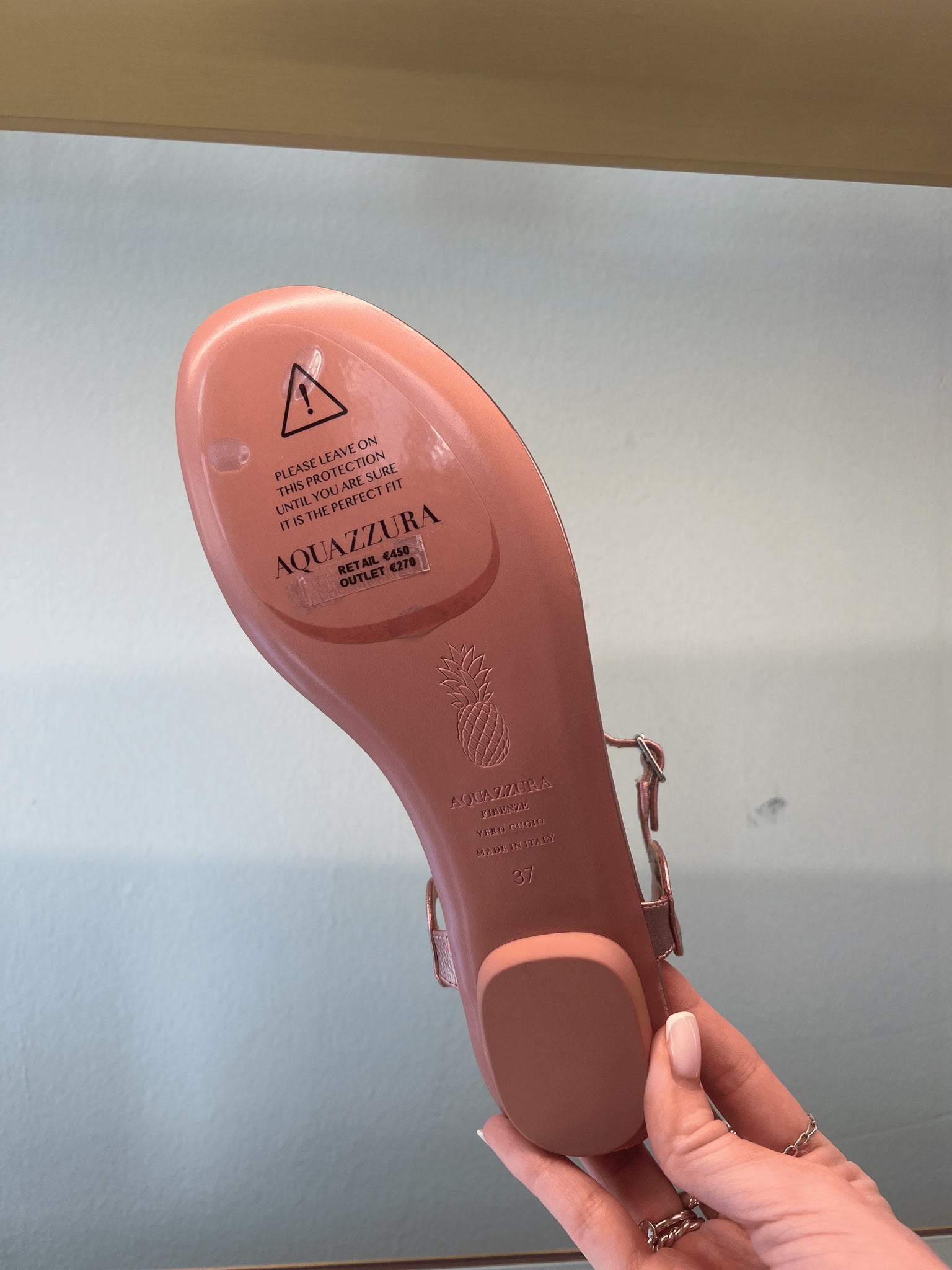 Aquazzura Pink SandalsAquazzura