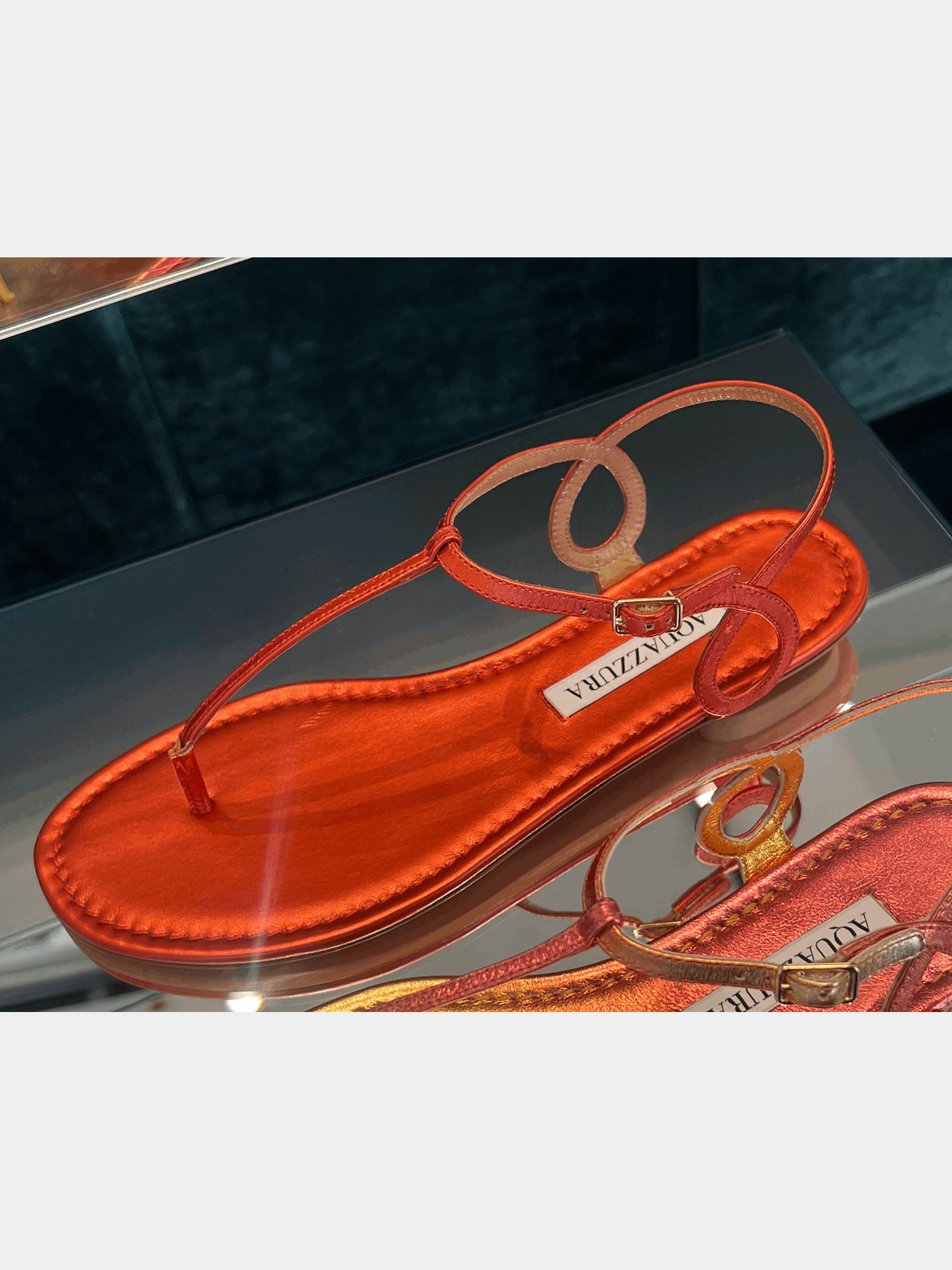 Aquazzura Sandały Damskie Skórzane Almost BareAquazzura