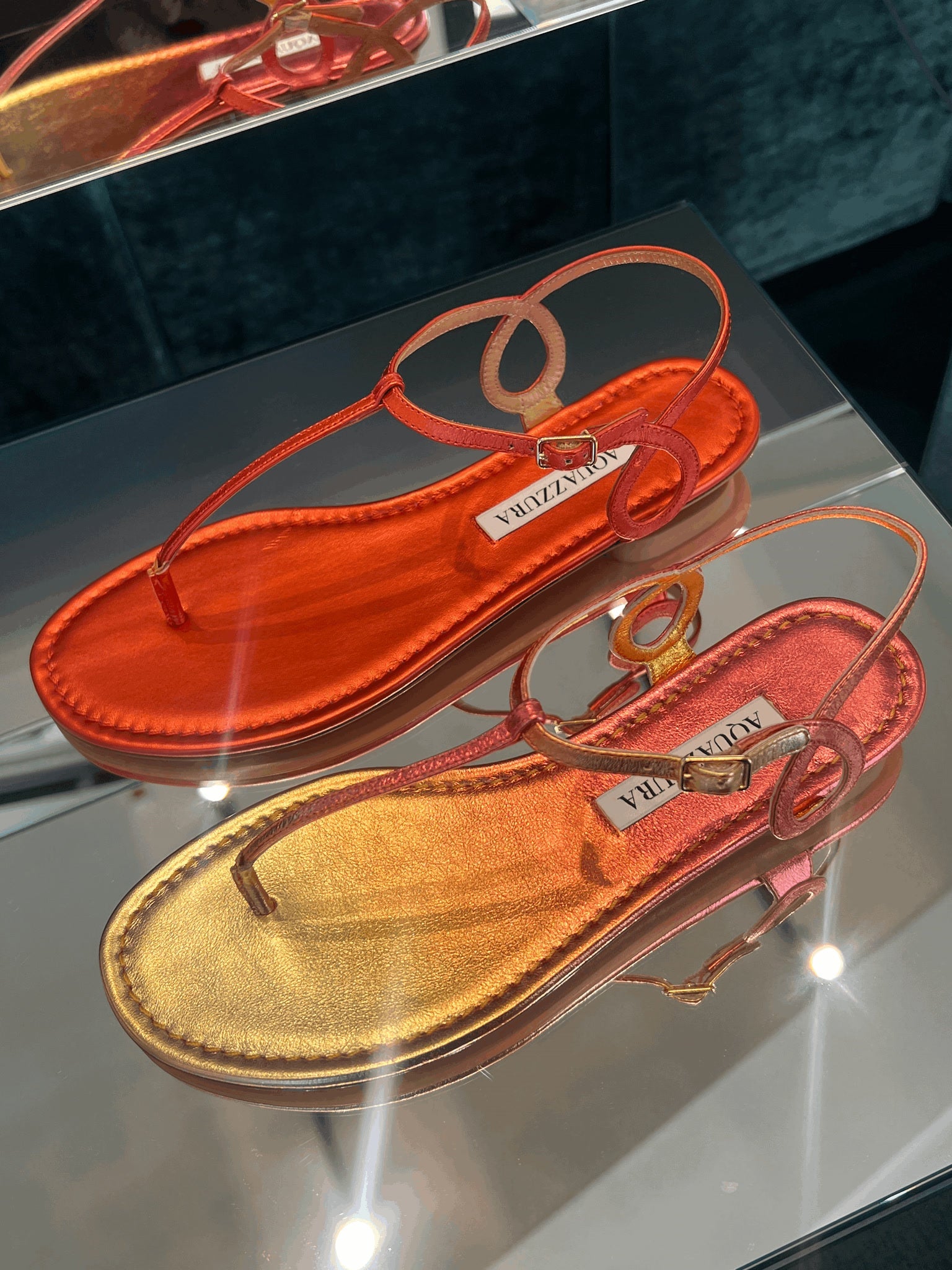 Aquazzura Sandały Damskie Skórzane Almost BareAquazzura