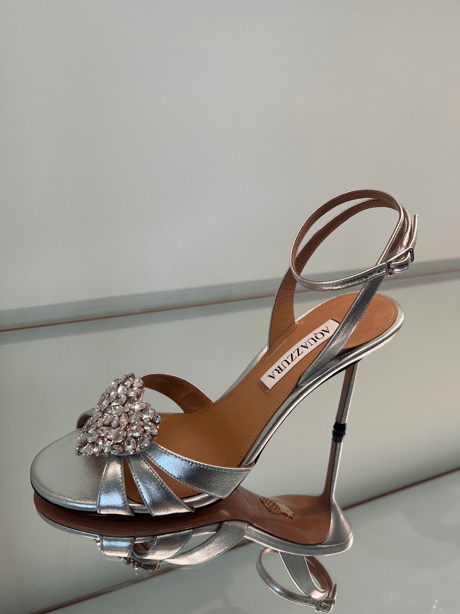 Aquazzura Silver SandalsAquazzura