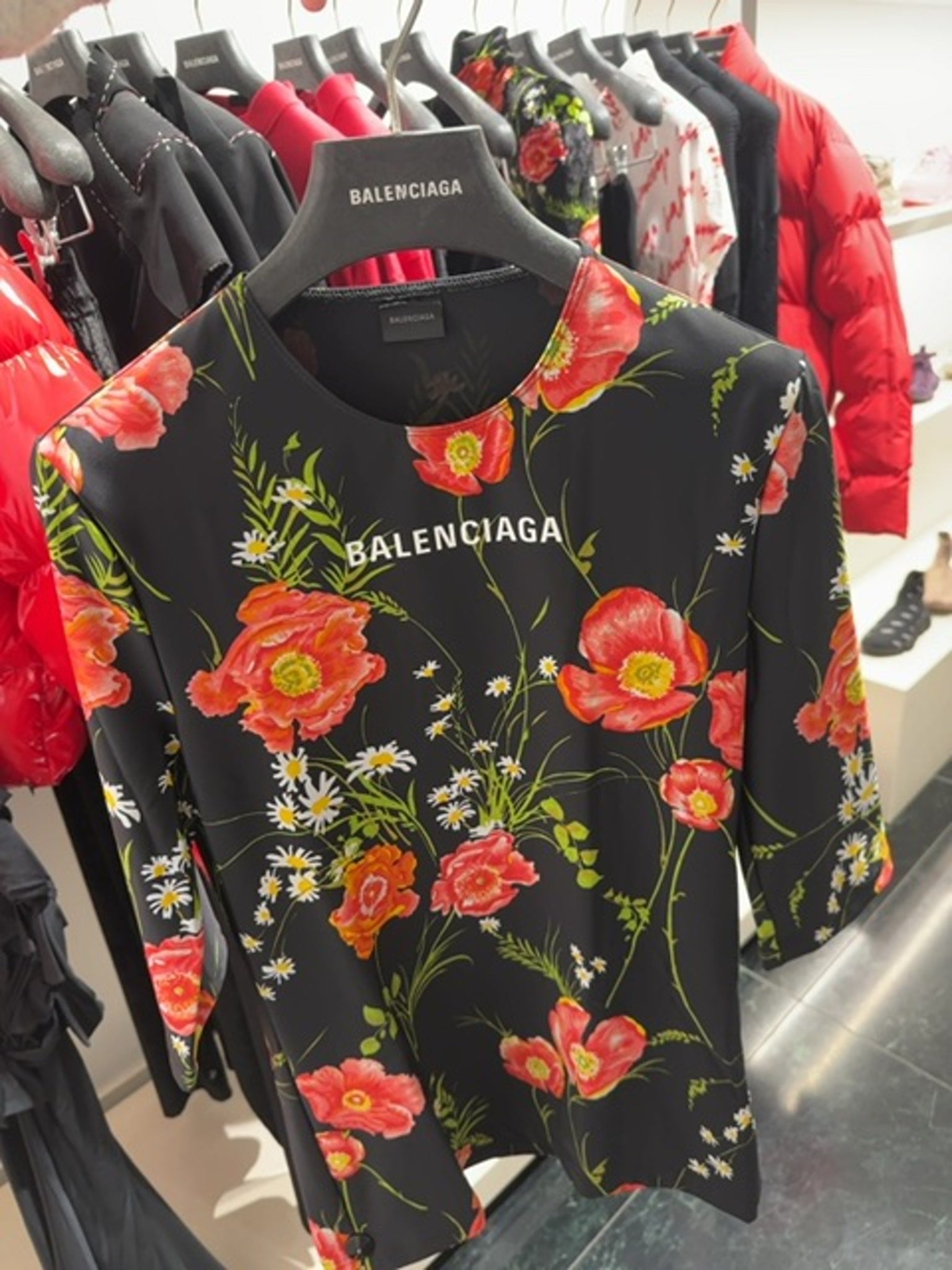 Balenciaga 3/4 Fitted TopBalenciaga