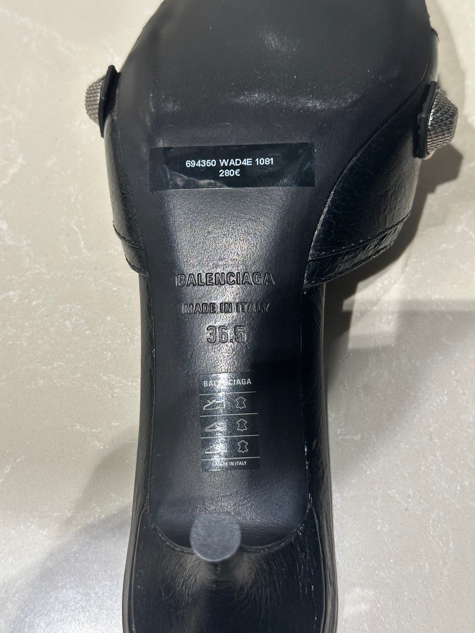 Balenciaga black and silver ShoesBalenciaga