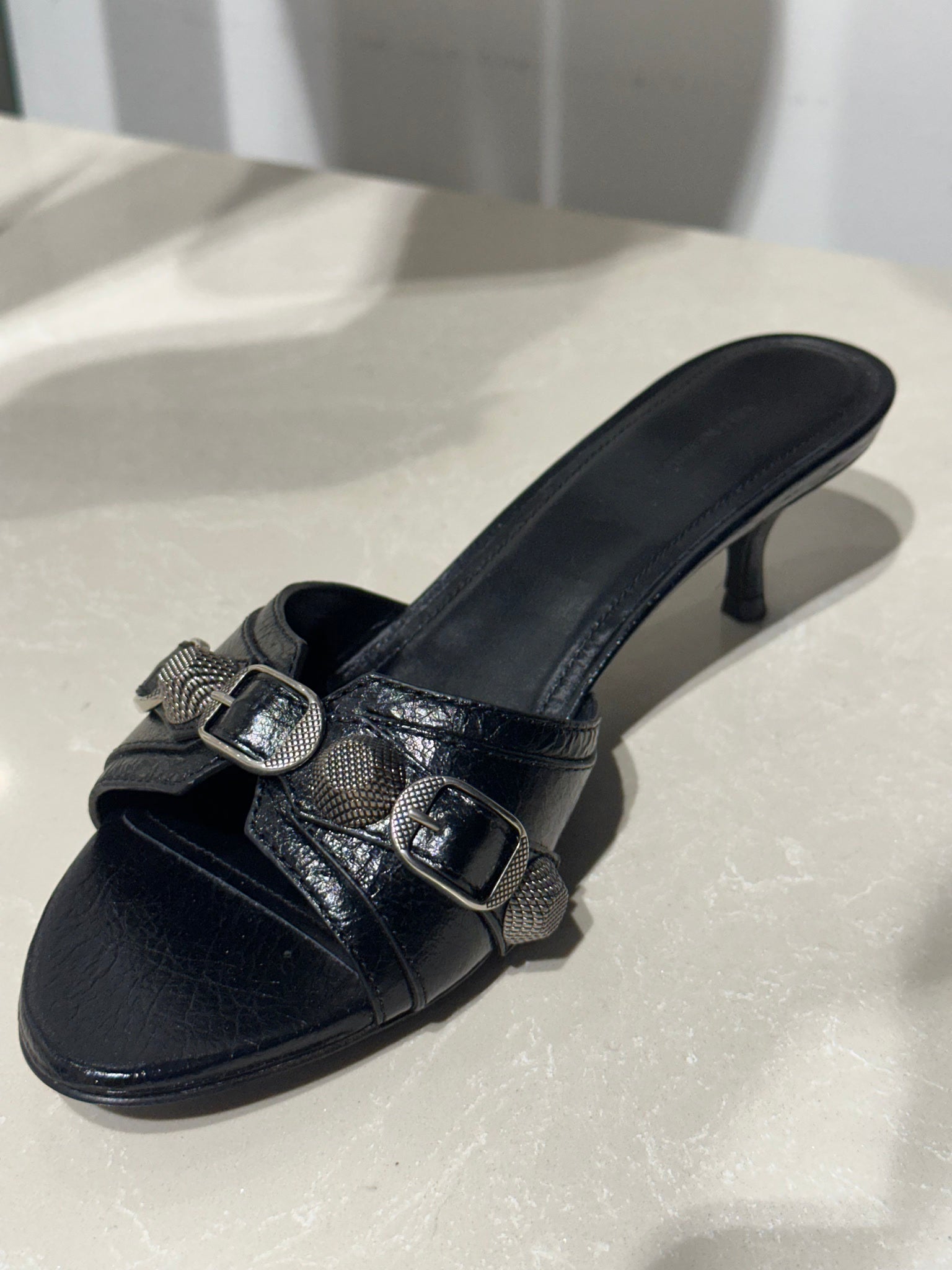 Balenciaga black and silver ShoesBalenciaga