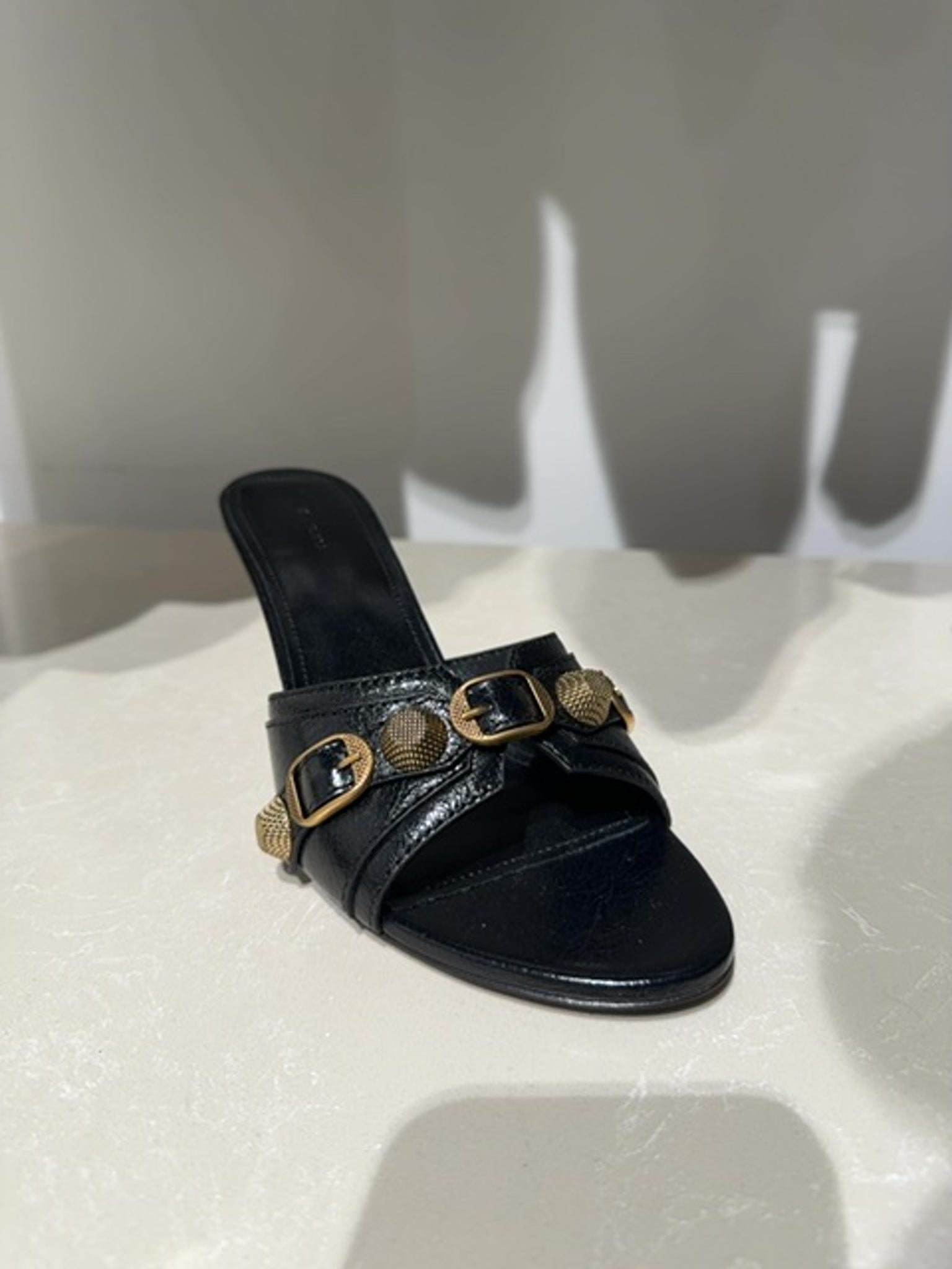 Balenciaga black heelsBalenciaga