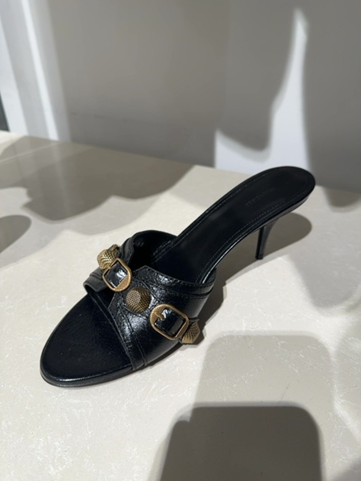 Balenciaga black heelsBalenciaga