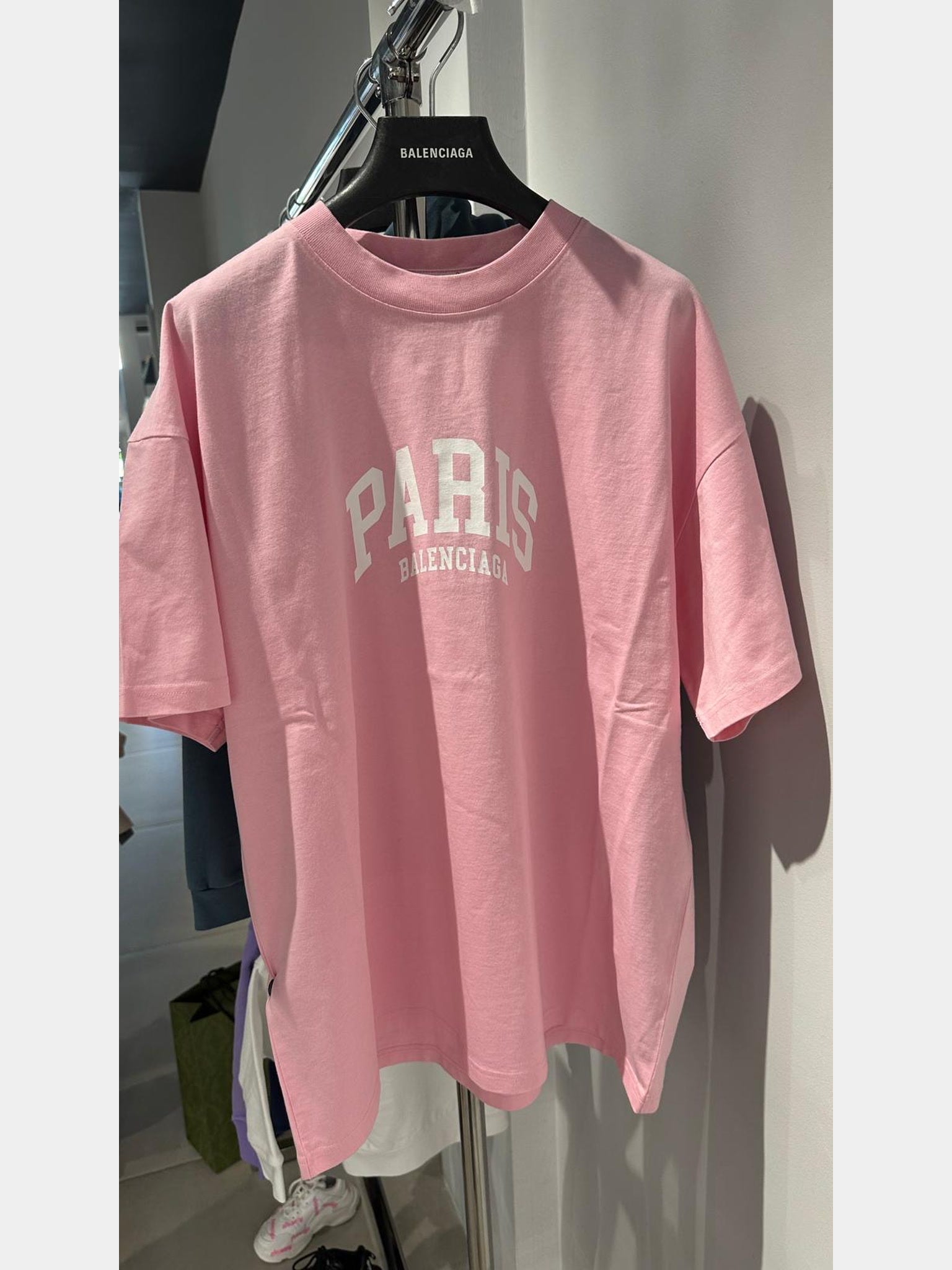 Balenciaga Cities – Paris Vintage Jersey Baby Pink/WhiteBalenciaga