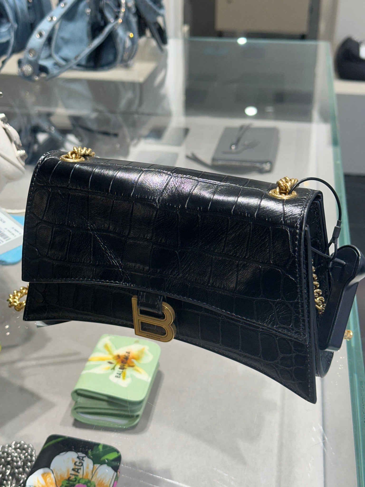 Balenciaga Crush Chain Bag blackBalenciaga