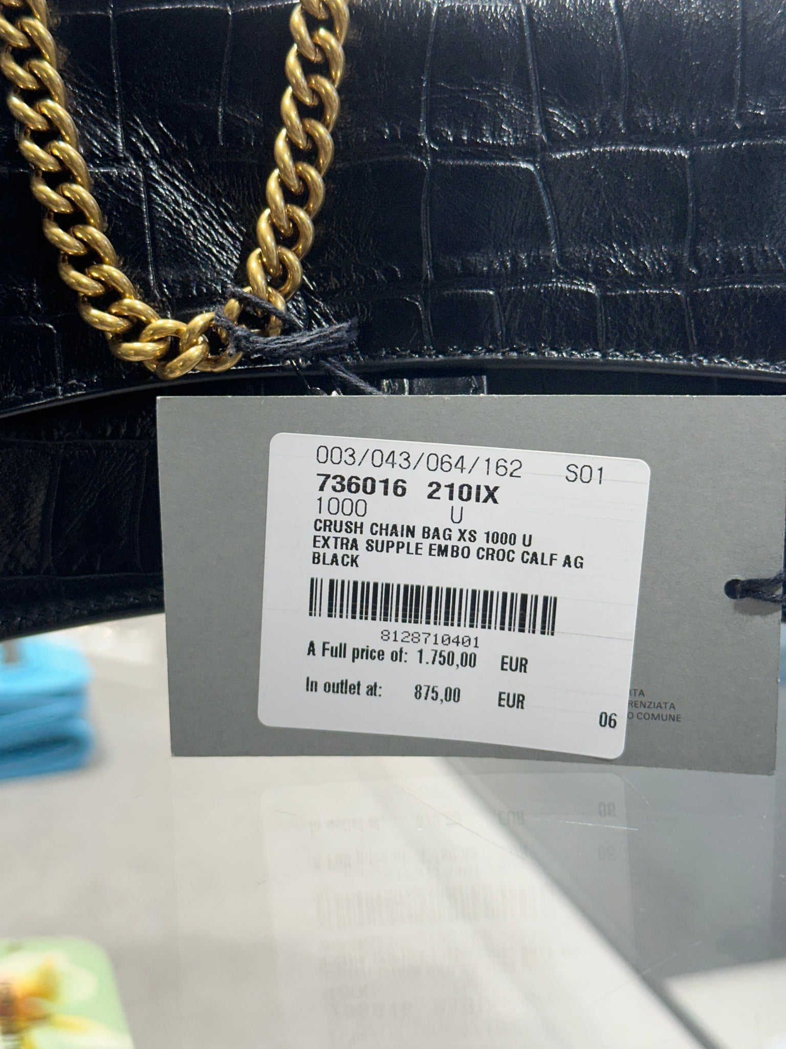 Balenciaga Crush Chain Bag blackBalenciaga