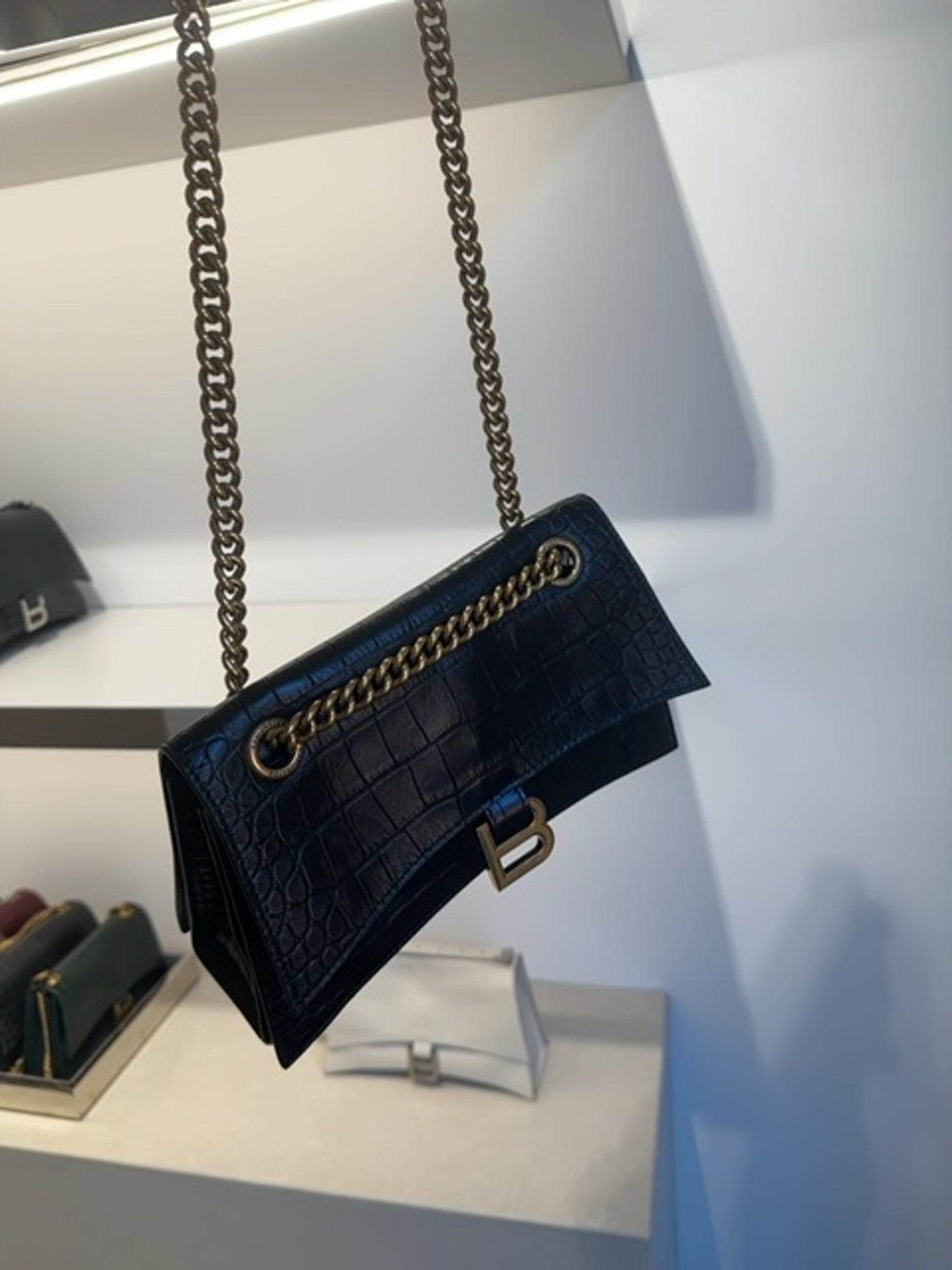 Balenciaga Crush Chain Bag S 1000 U BlackBalenciaga