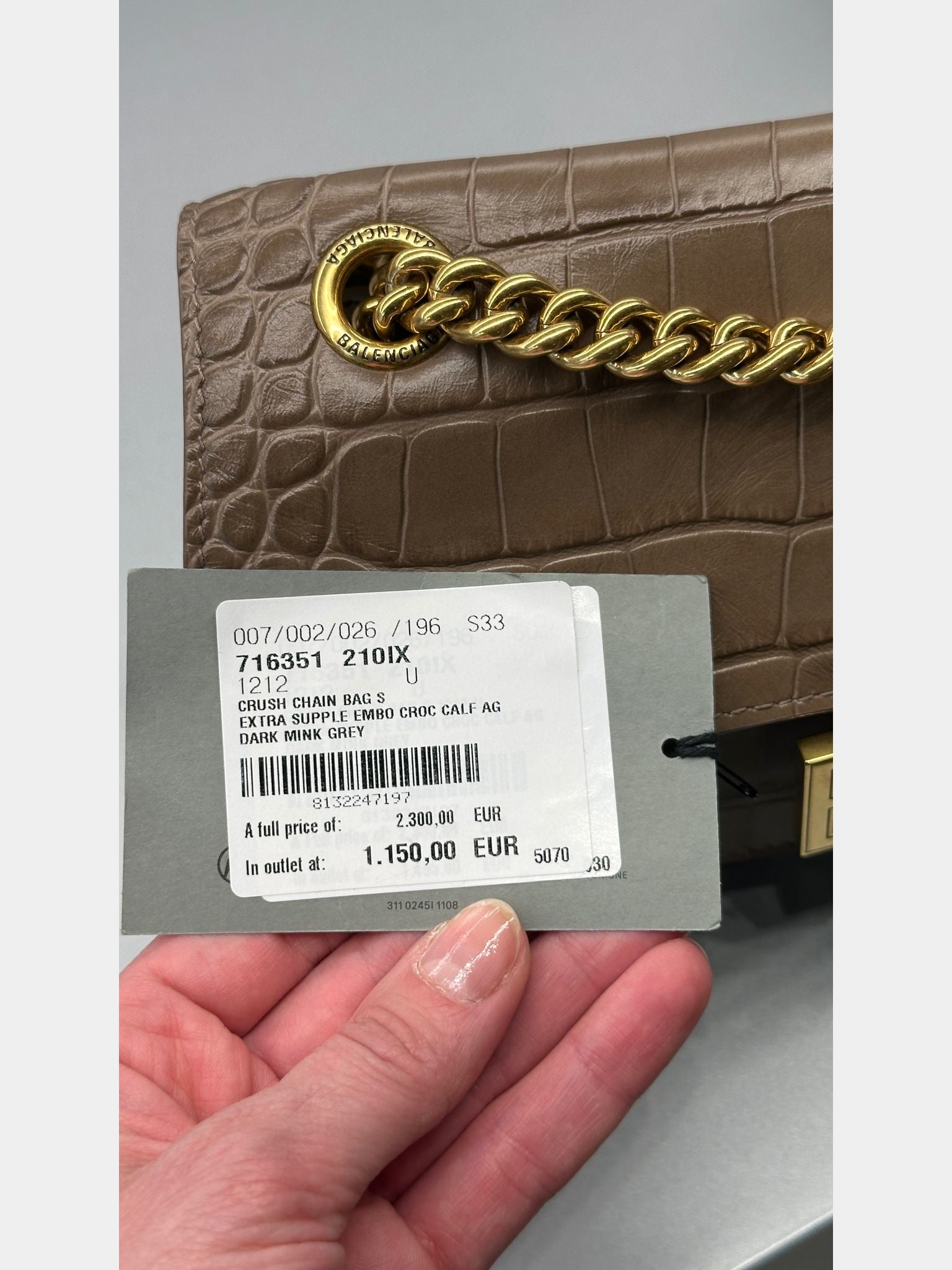 Balenciaga Crush Chain Bag SBalenciaga