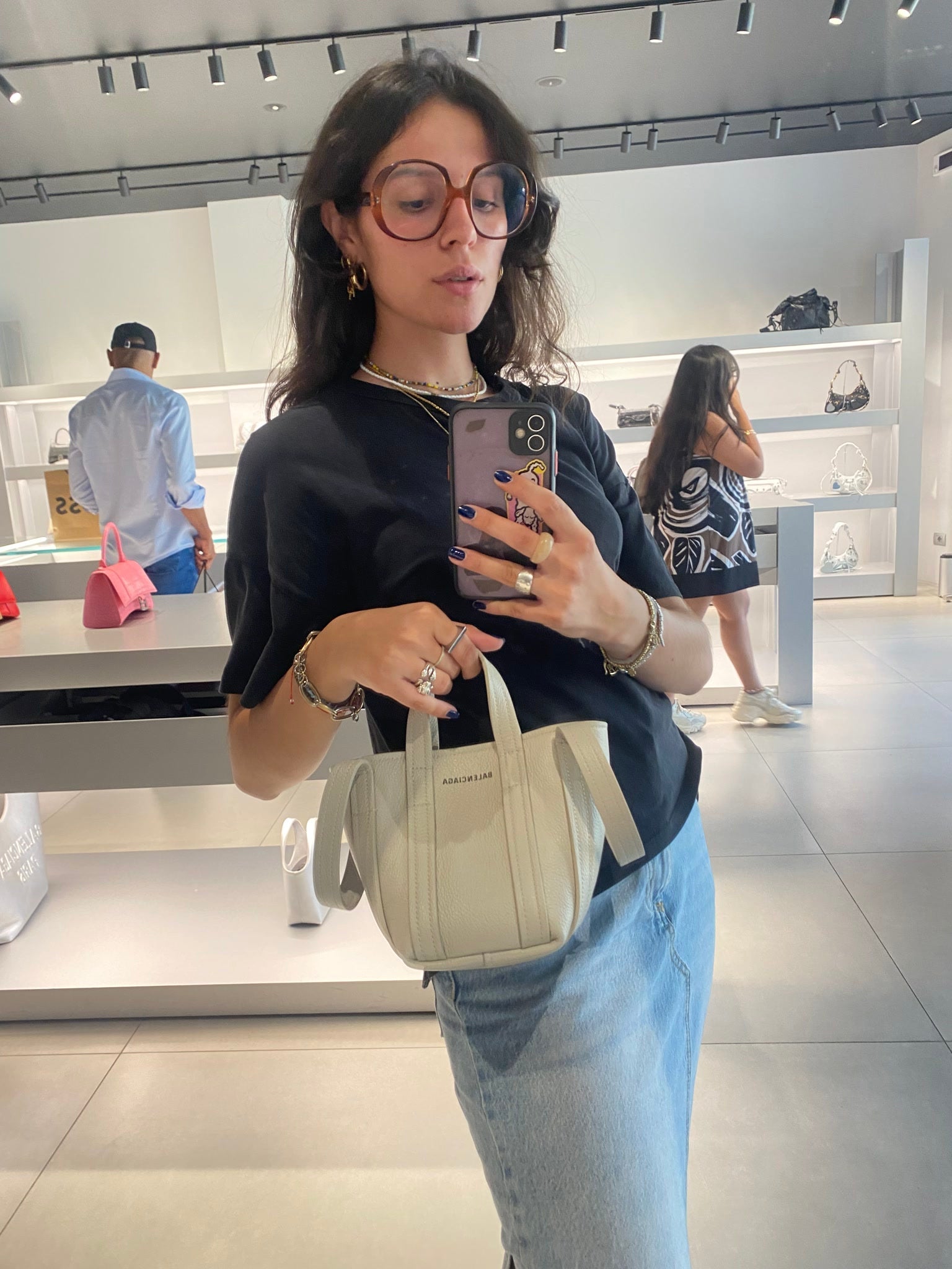Balenciaga Damska mini torebka na ramię Everyd 2.0Balenciaga