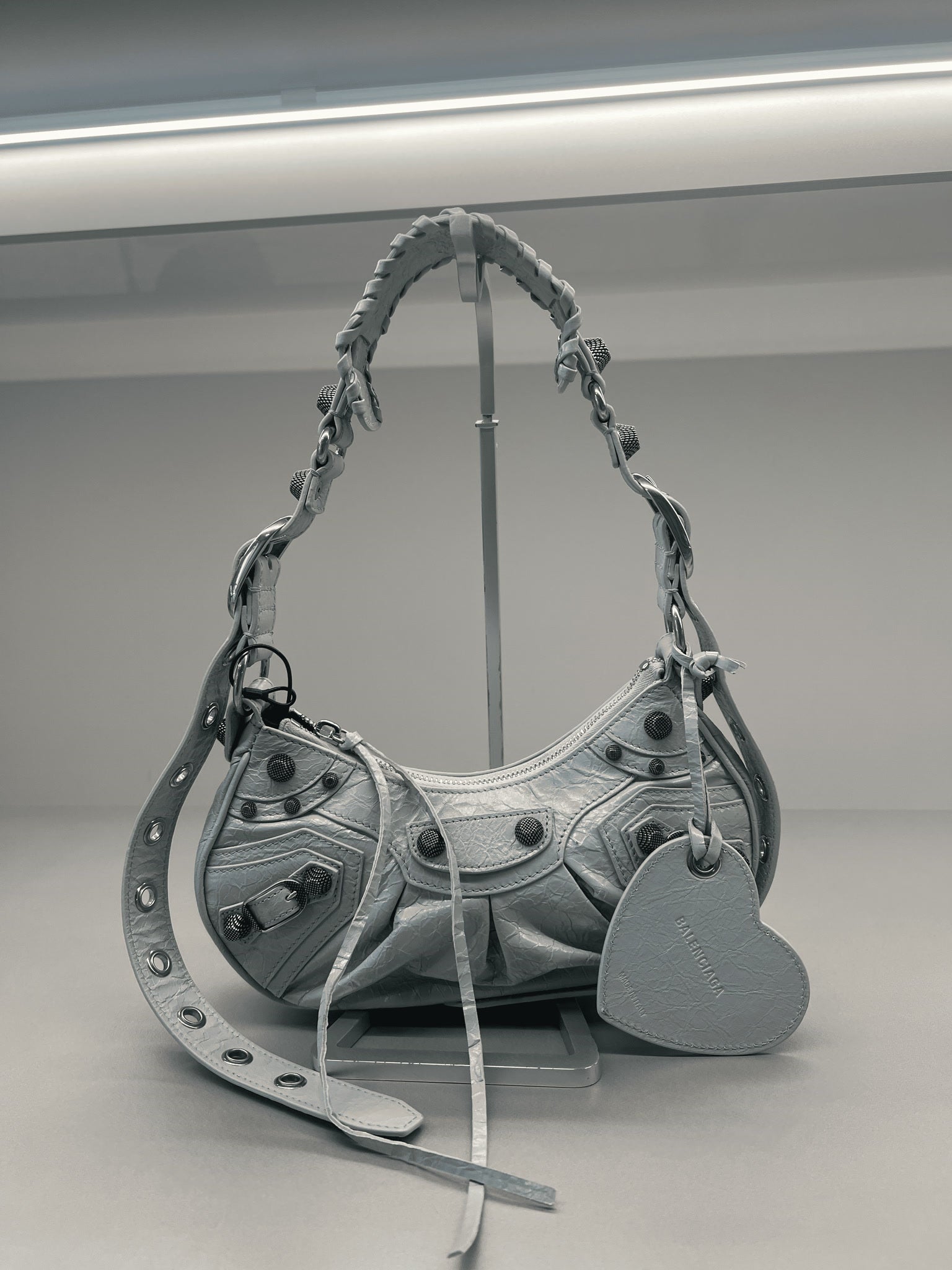 Balenciaga Damska torebka skórzana Aqua Le CagoleBalenciaga