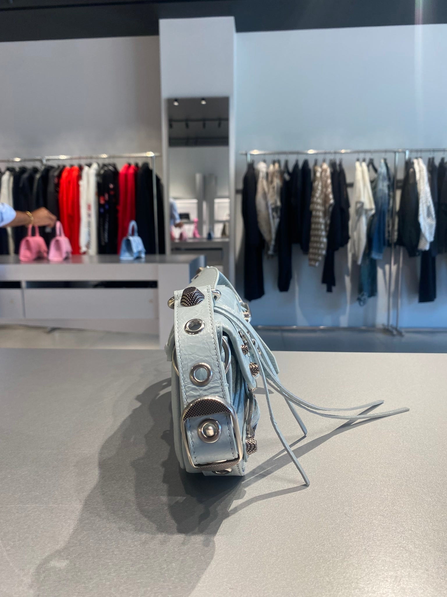Balenciaga Damska torebka Sling AquaBalenciaga
