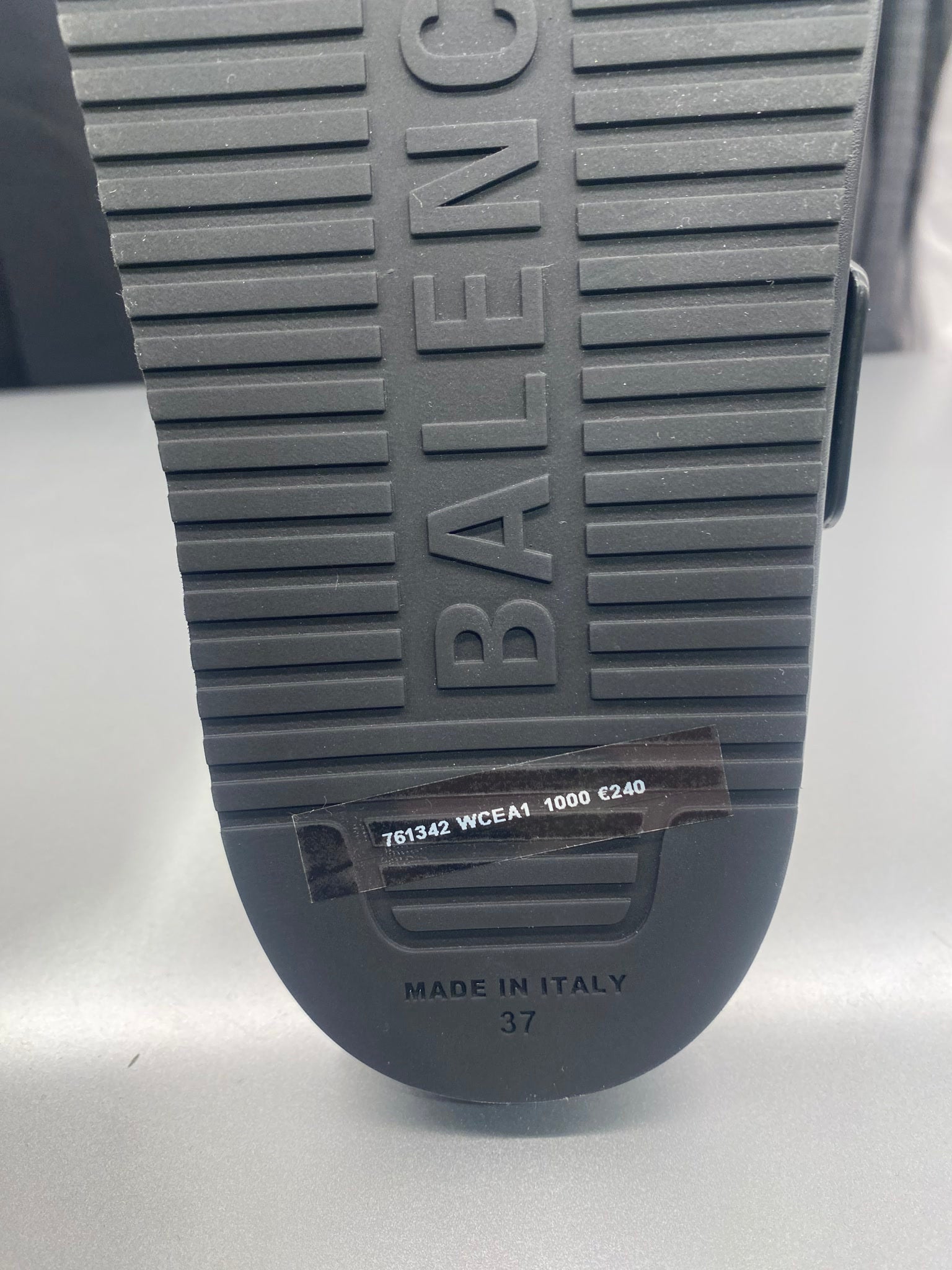 Balenciaga Damskie klapki czarneBalenciaga