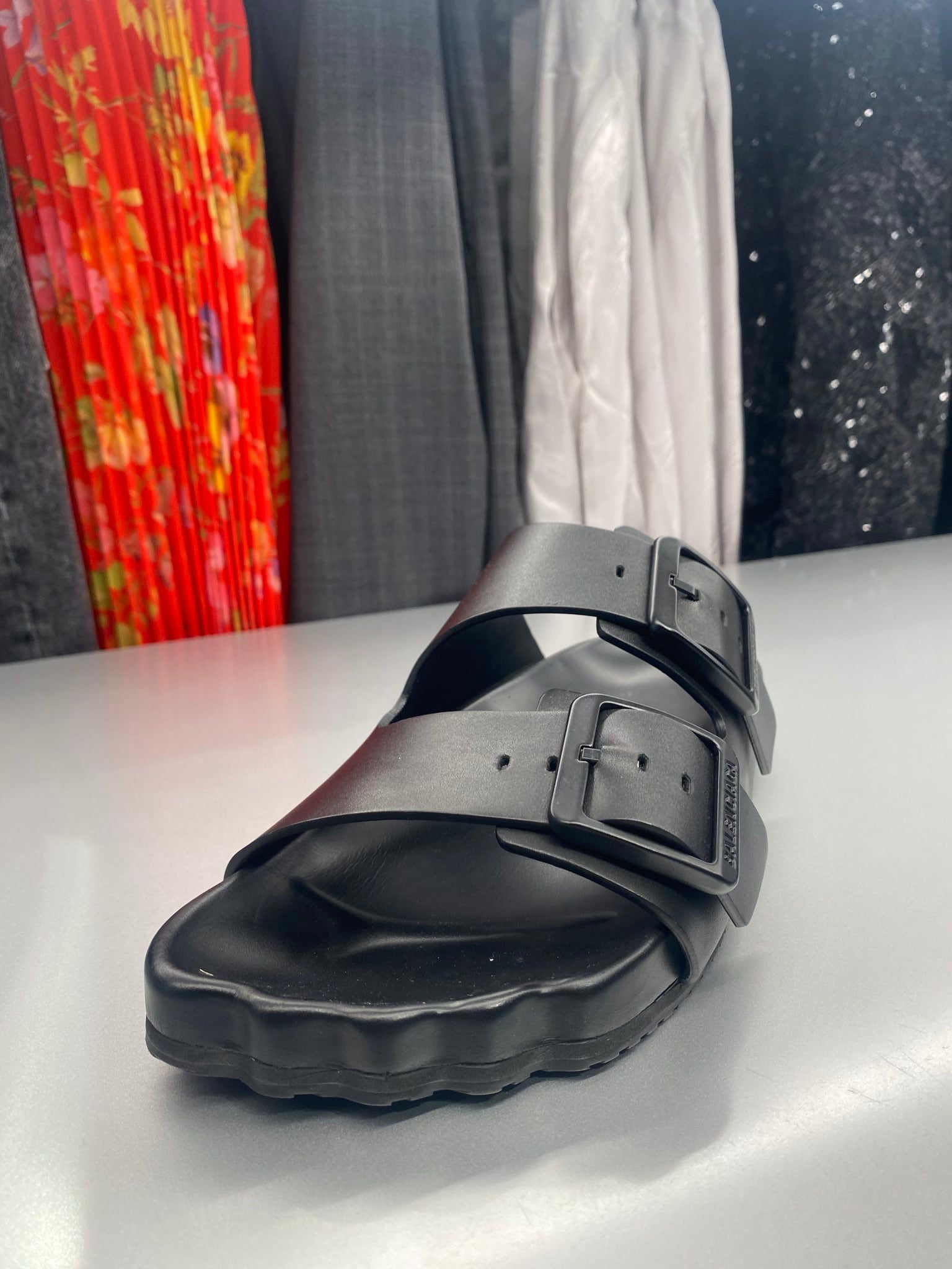 Balenciaga Damskie klapki czarneBalenciaga