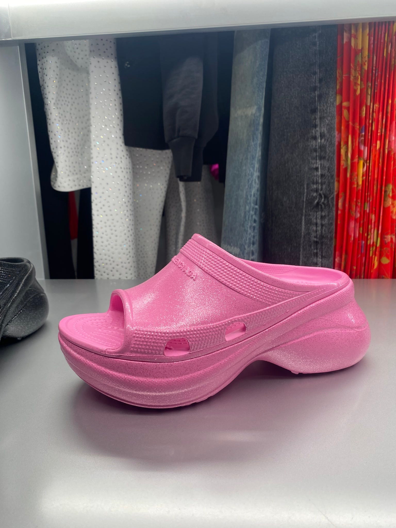 Balenciaga Damskie klapki różoweBalenciaga