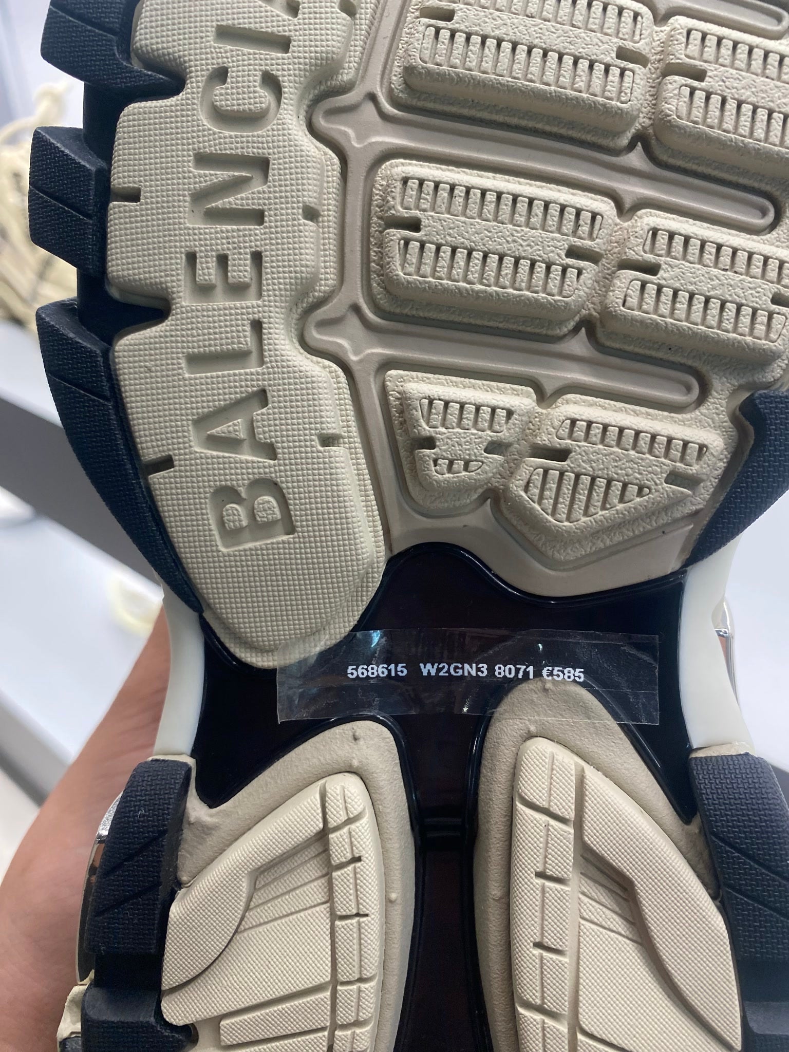 Balenciaga Damskie sneakersy kremoweBalenciaga
