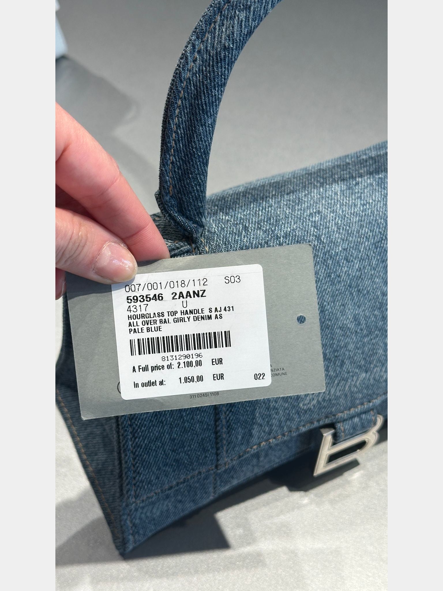 Balenciaga Hourglass Top Handle S AJ 431Balenciaga