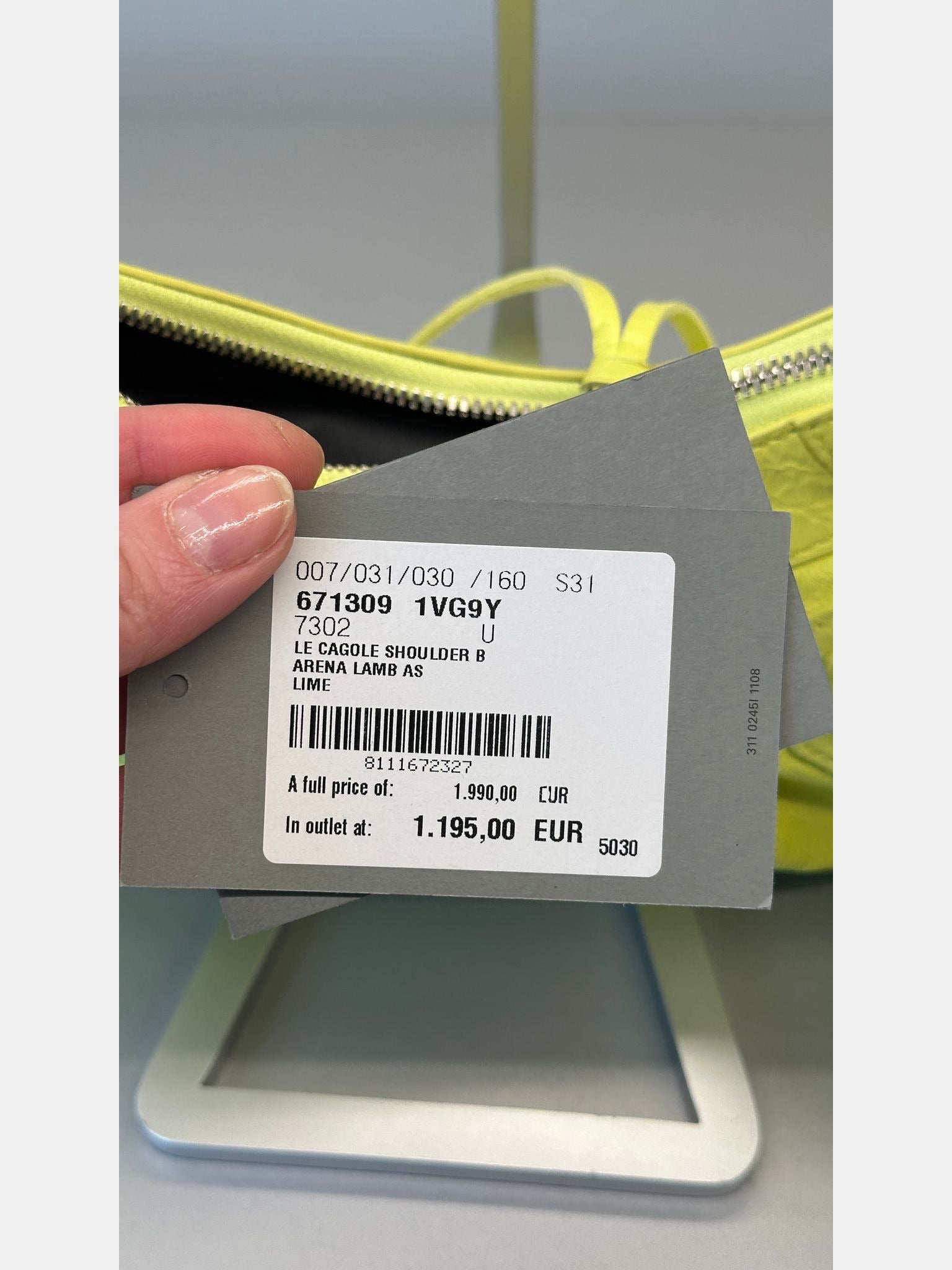 Balenciaga Le Cagole Shoulder B Arena Lamb ASBalenciaga