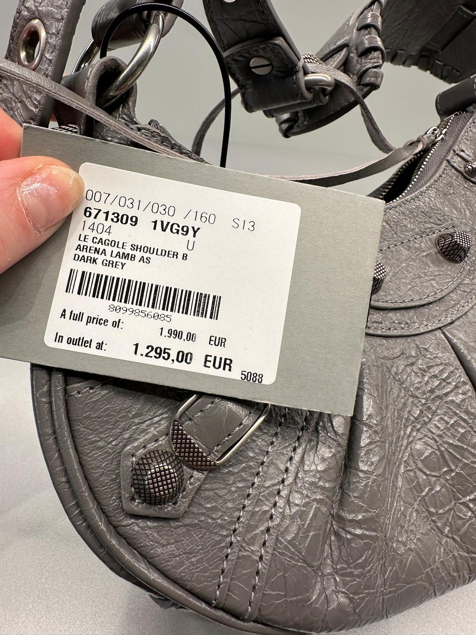 Balenciaga Le Cagole Shoulder B Arena LambBalenciaga