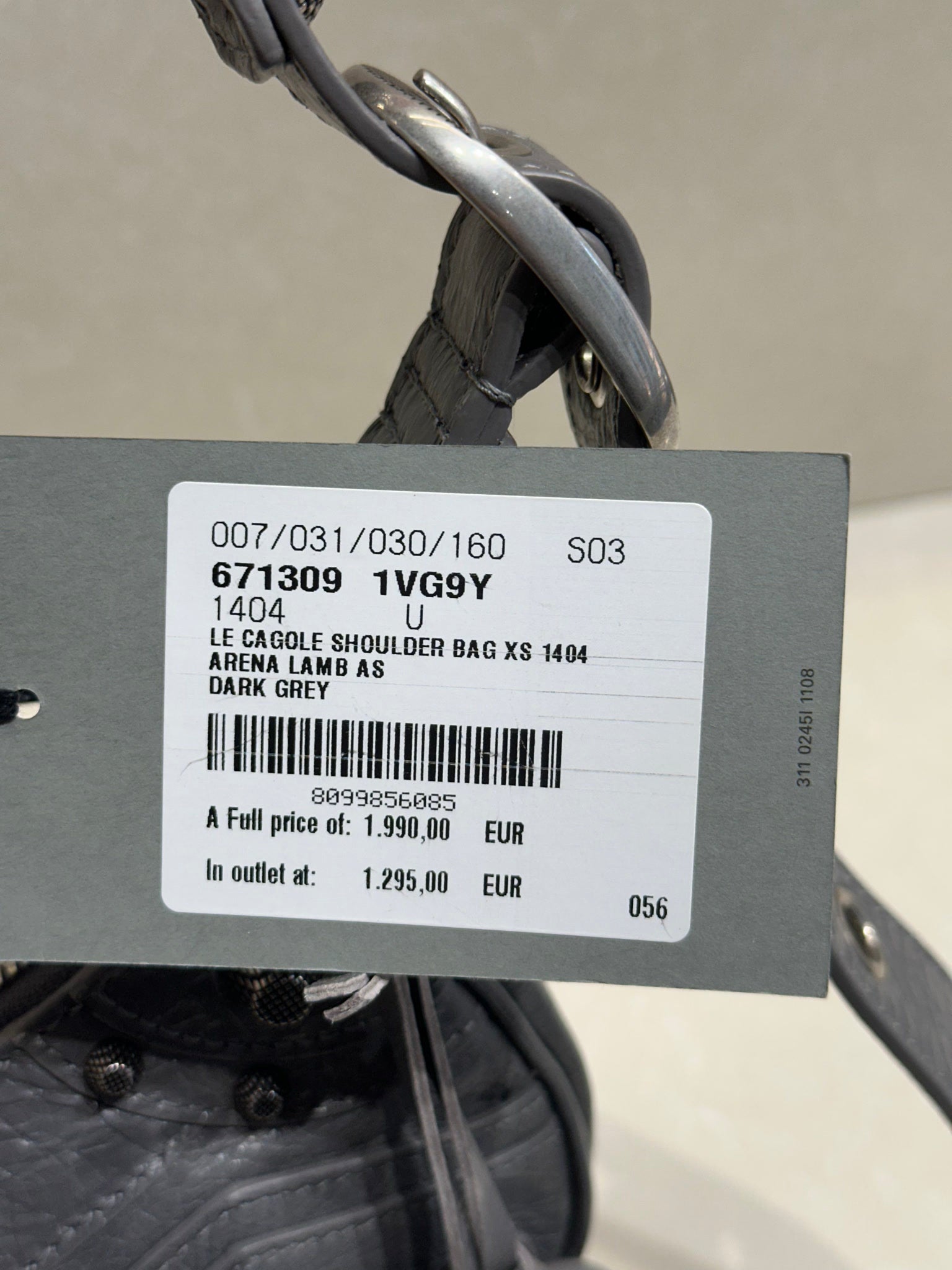 Balenciaga Le Cagole Shoulder Bag greyBalenciaga