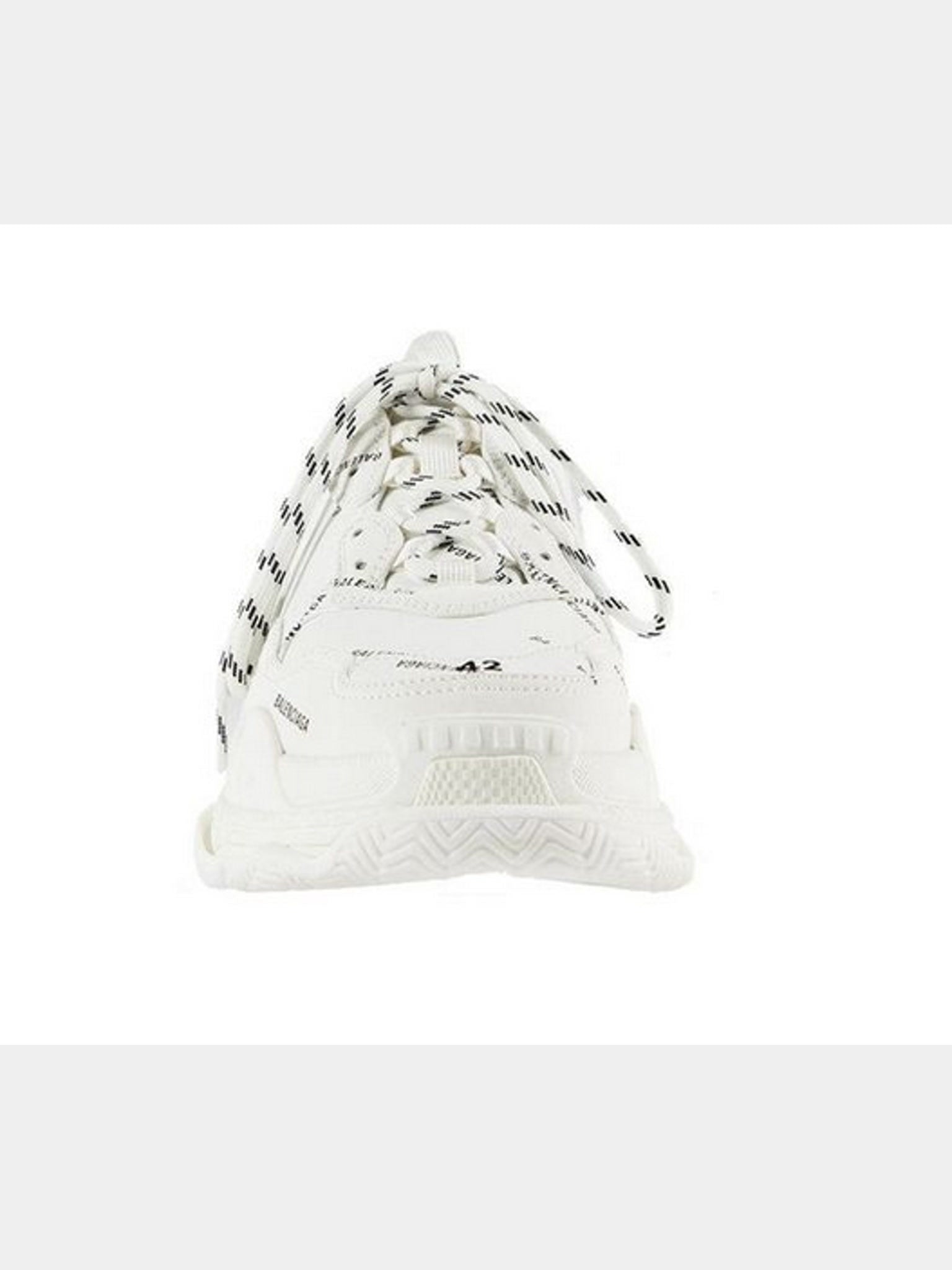 Balenciaga Triple S Sneaker Allover Logo białeBalenciaga