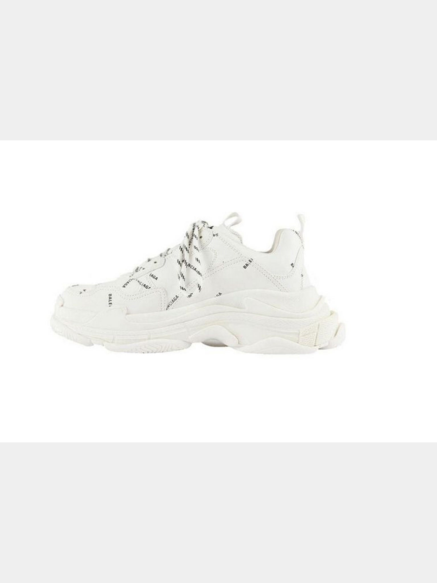 Balenciaga Triple S Sneaker Allover Logo białeBalenciaga