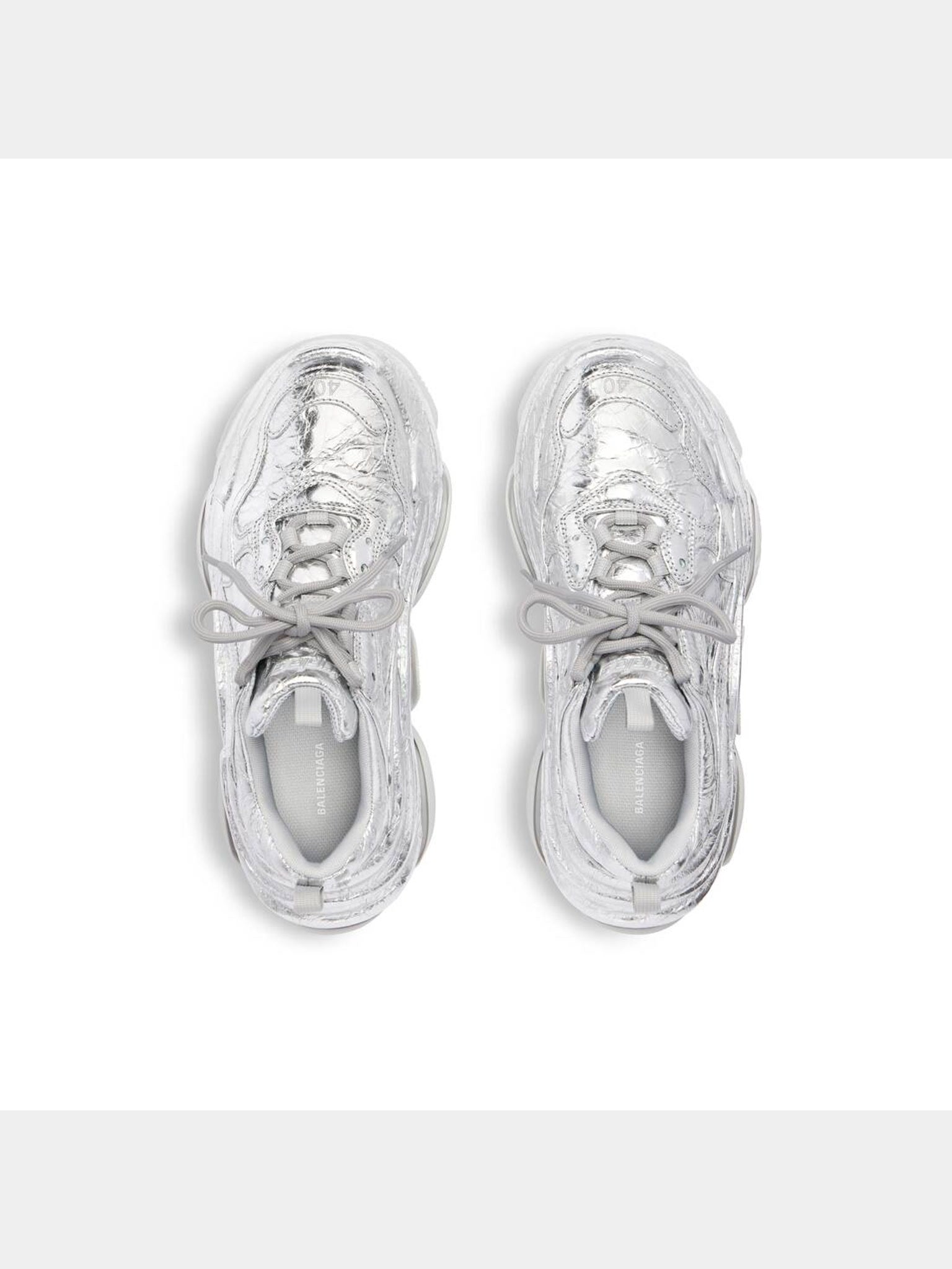 Balenciaga Triple S Sneakers srebrneBalenciaga