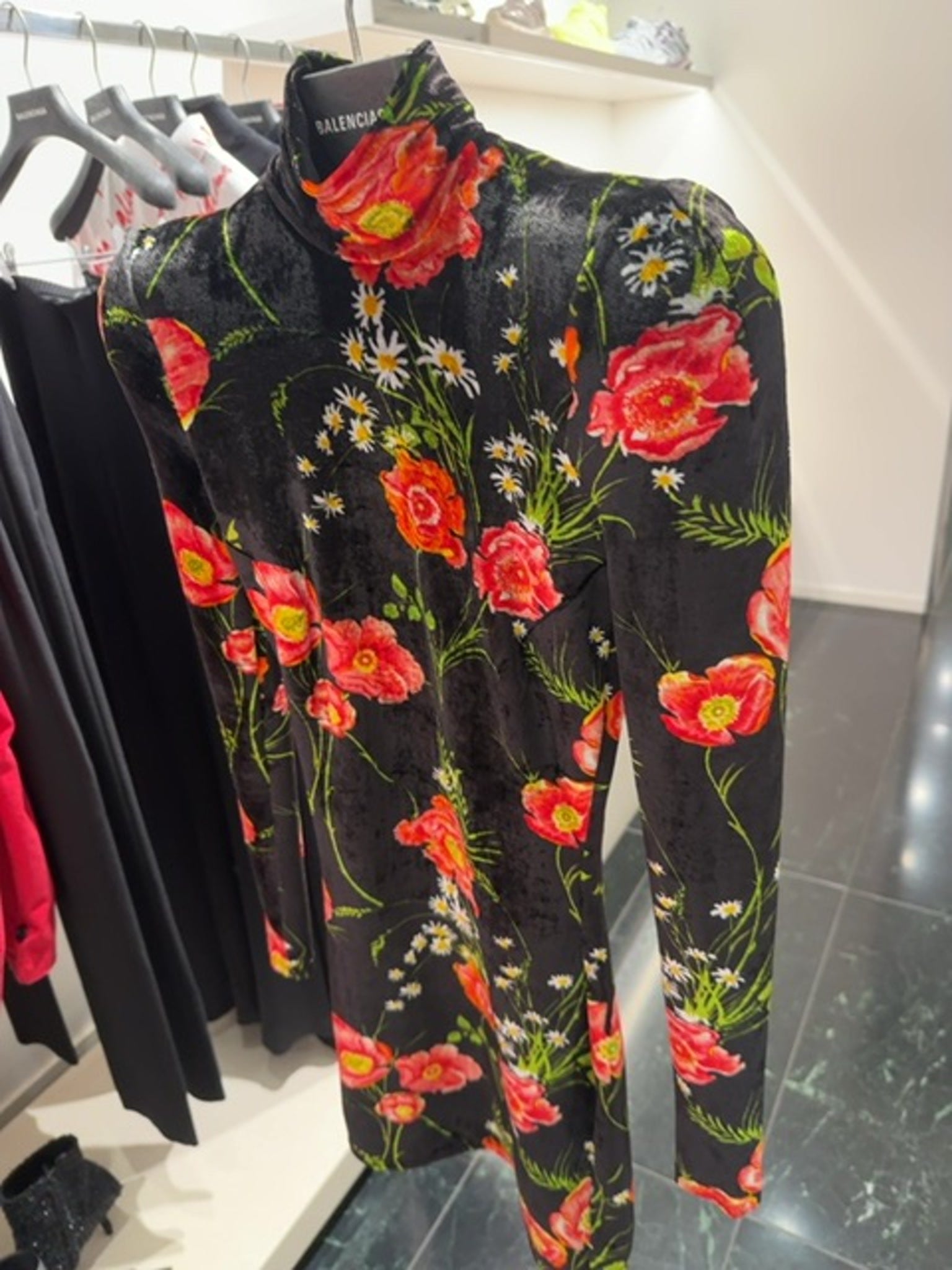 Balenciaga Turtleneck DressBalenciaga