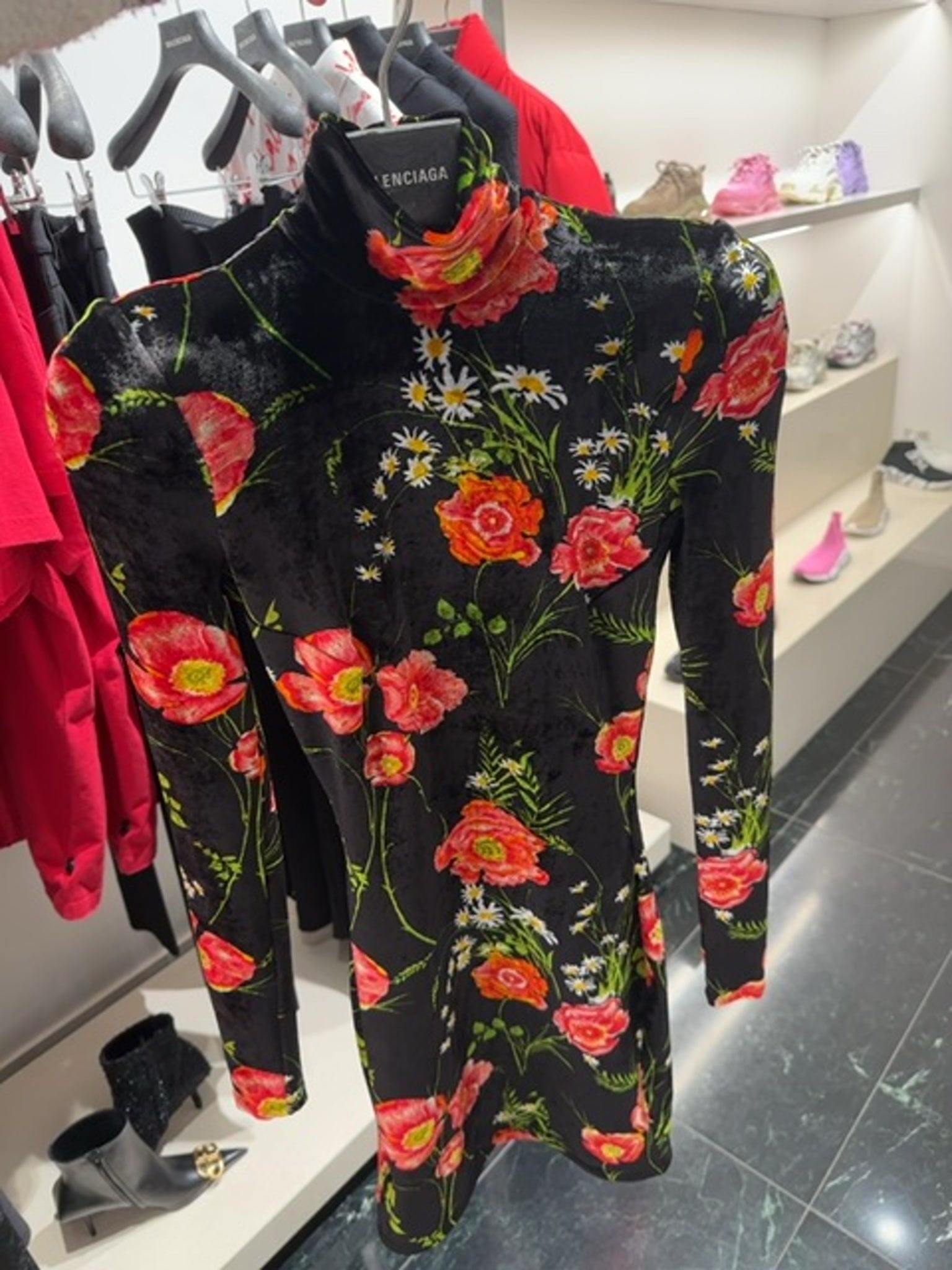 Balenciaga Turtleneck DressBalenciaga