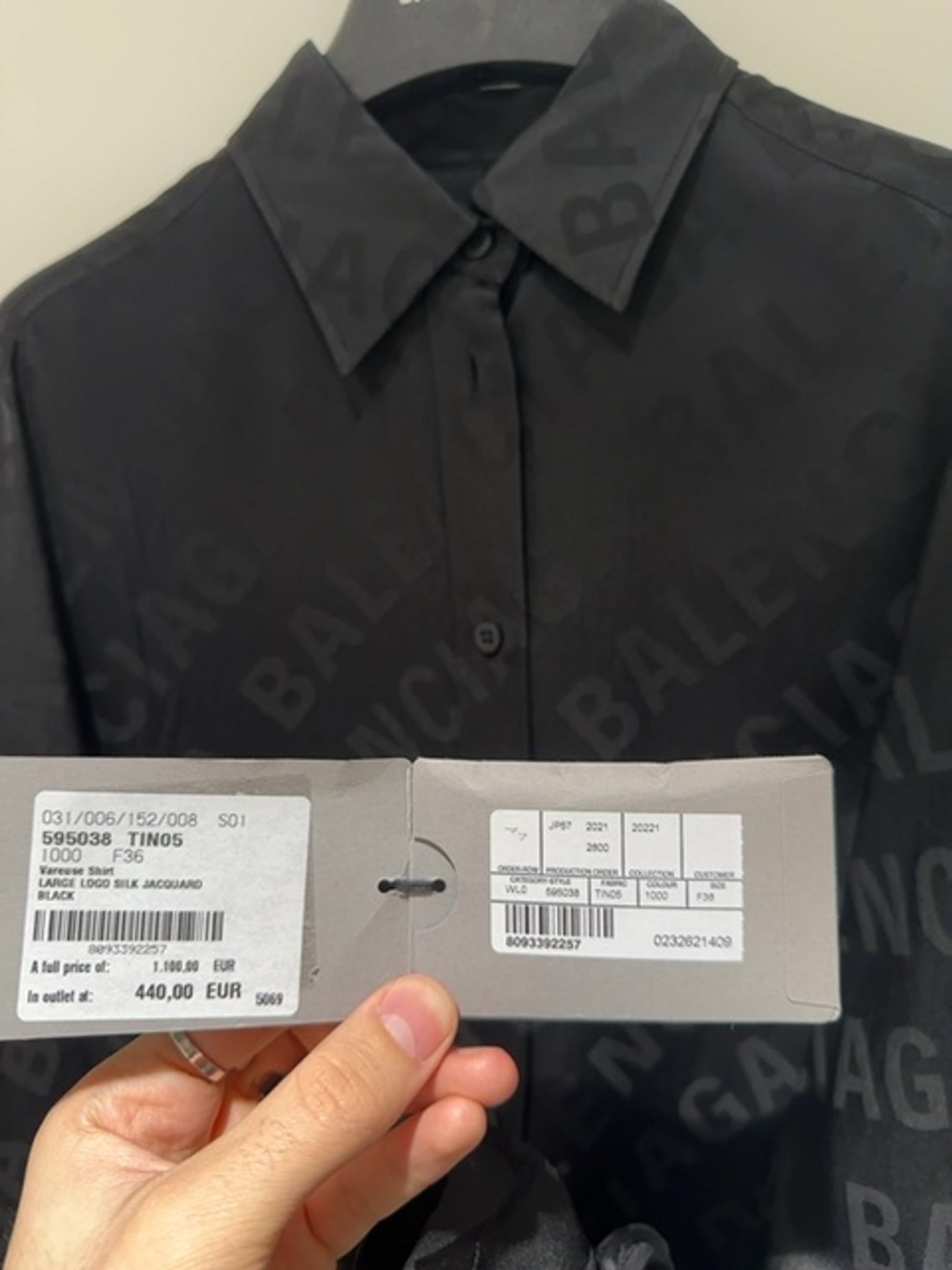 Balenciaga Vareuse ShirtBalenciaga