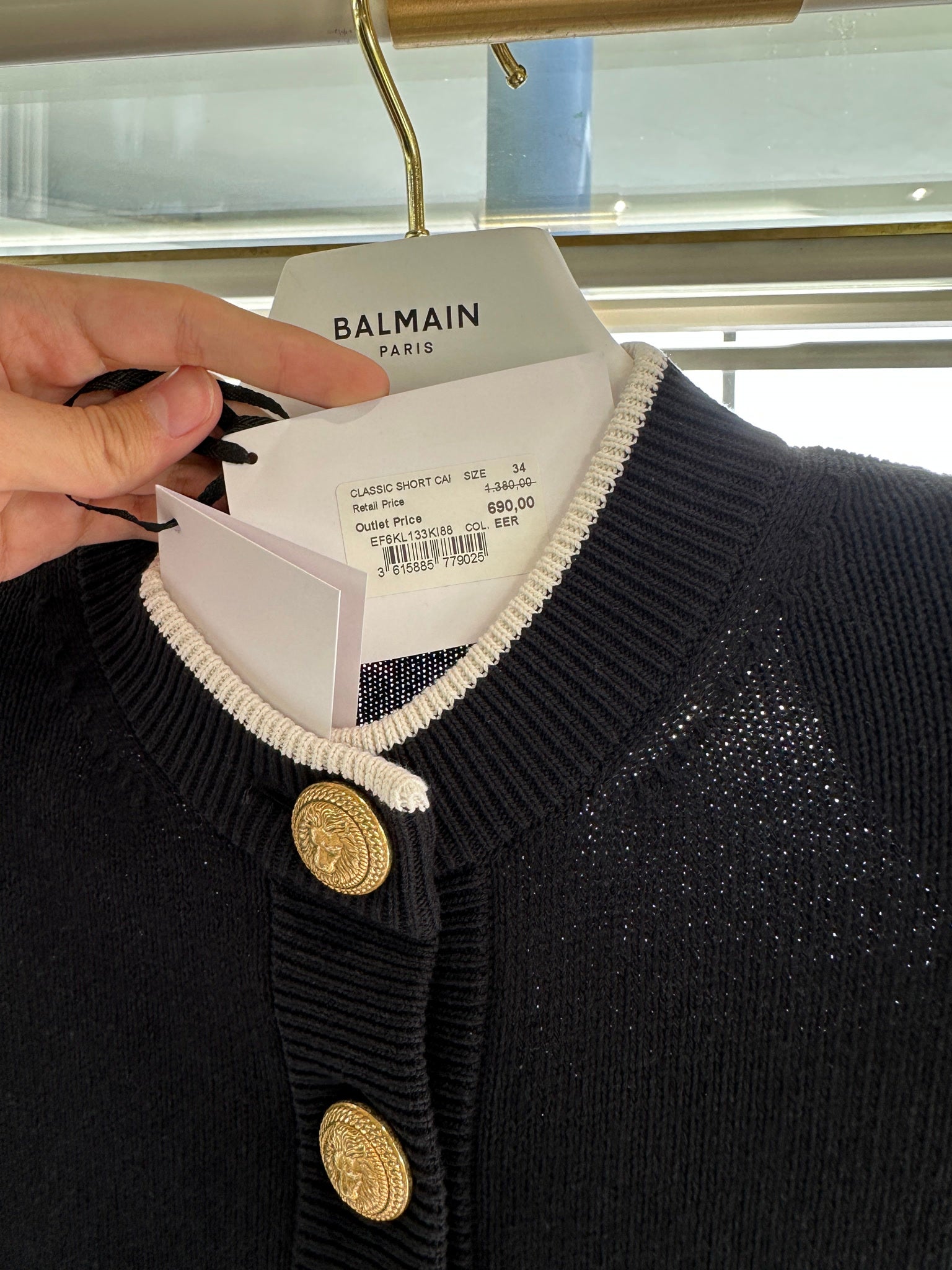 Balmain Classic Short CardiganBalmain