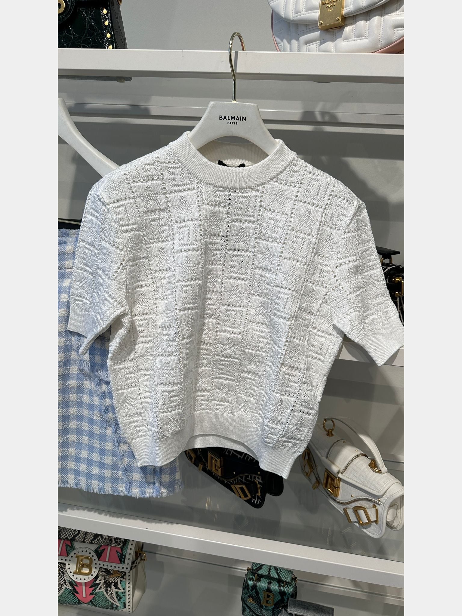 Balmain Cropped SS TopBalmain