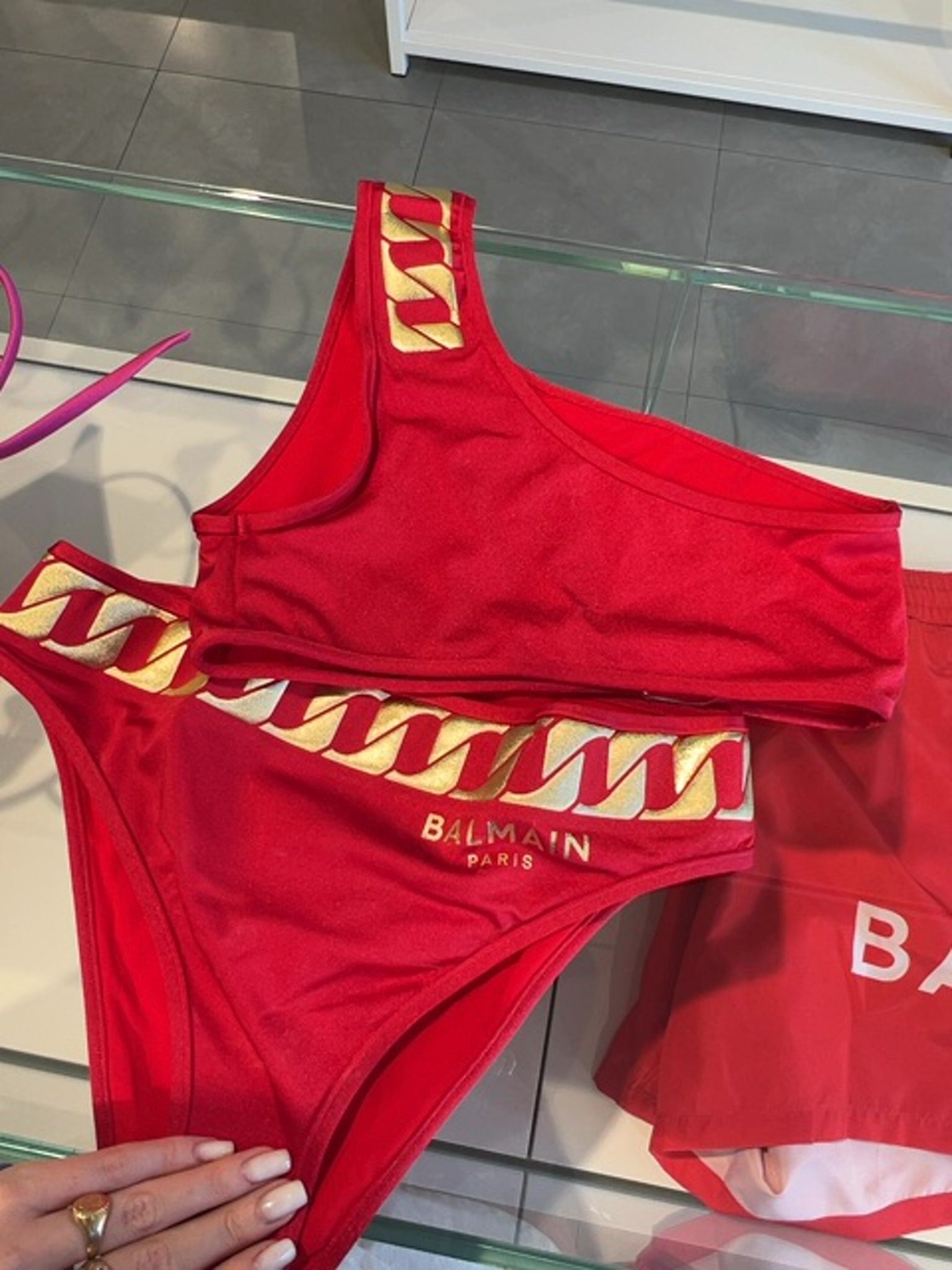 Balmain Damskie Ready - to - Wear czerwoneBalmain